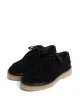 Chez flat platform Calf suede & Sole Black & natural sold by Anonymous Copenhagen