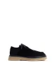 Chez flat platform Calf suede & Sole Black & natural sold by Anonymous Copenhagen