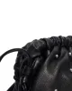 Hally grand cloud bag Stud-embellished shiny lamb Black silver sold by Anonymous Copenhagen