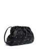 Hally grand cloud bag Stud-embellished shiny lamb Black silver sold by Anonymous Copenhagen