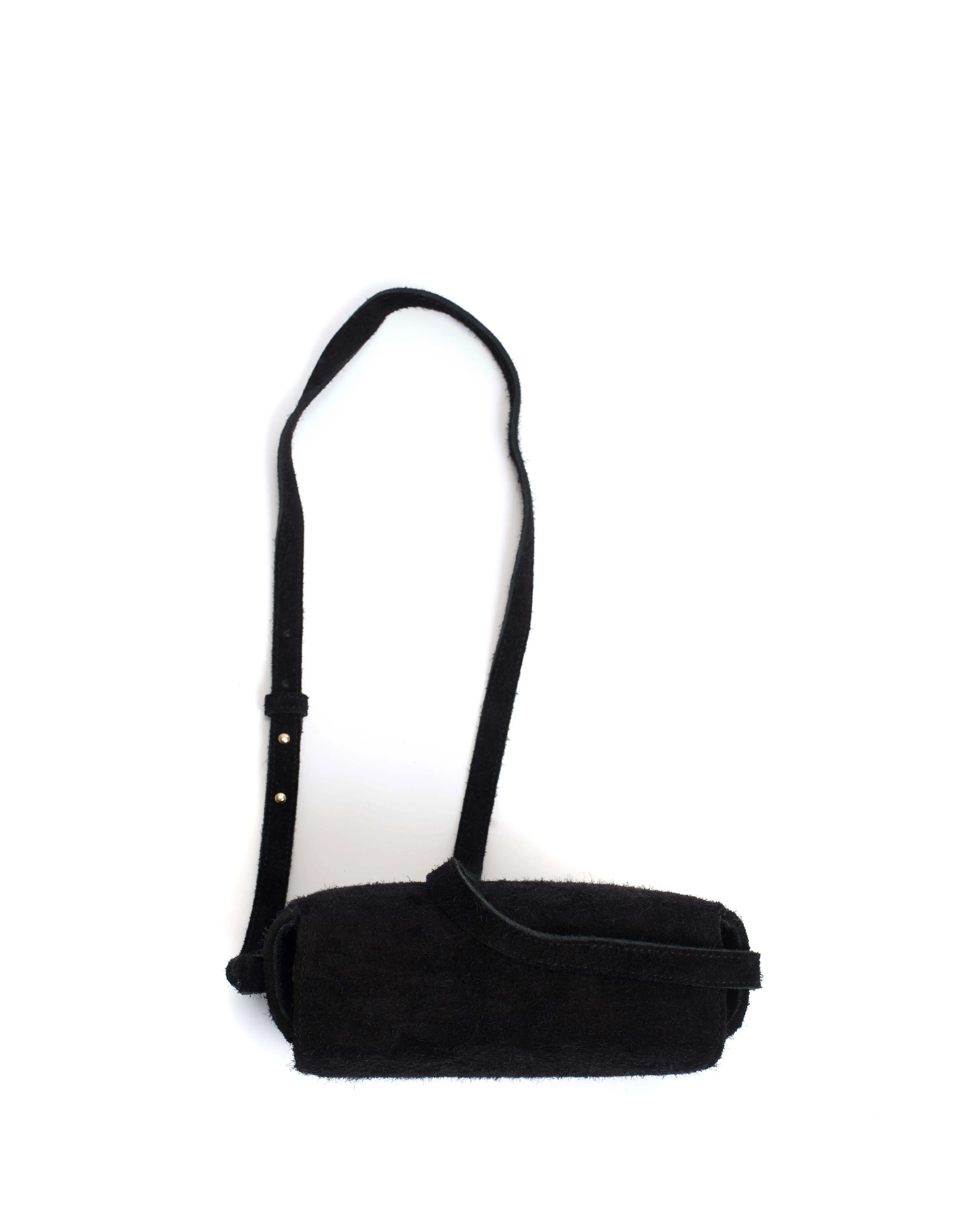 Sicha crossover bag Plushed calf suede Black sold by Anonymous Copenhagen product image thumbnail 3