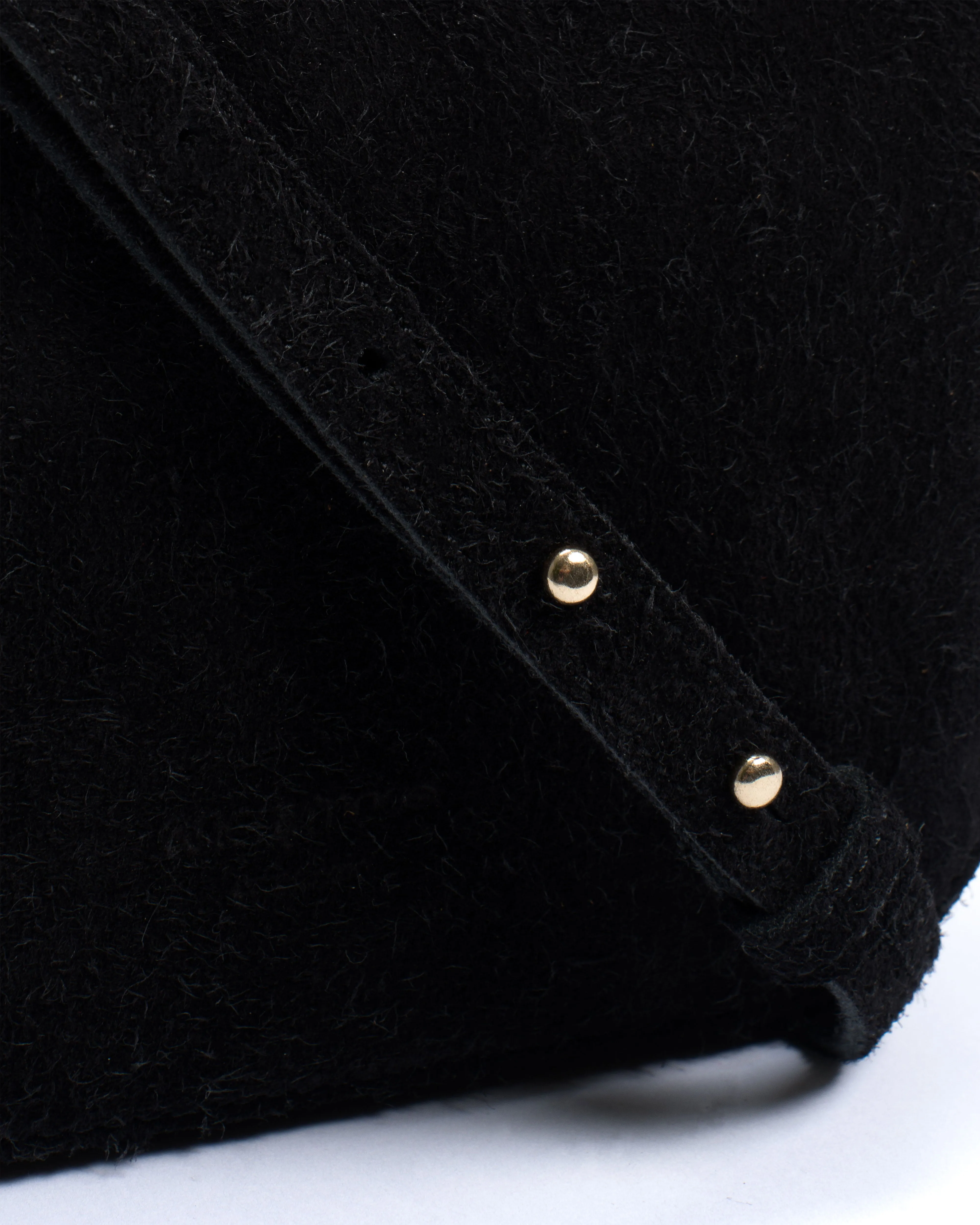 Sicha crossover bag Plushed calf suede Black sold by Anonymous Copenhagen product image thumbnail 4