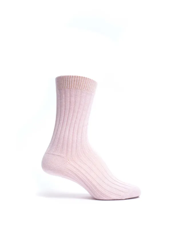 Magdai cashmere socks 100% cashmere (socks) Faded pink sold by Anonymous Copenhagen