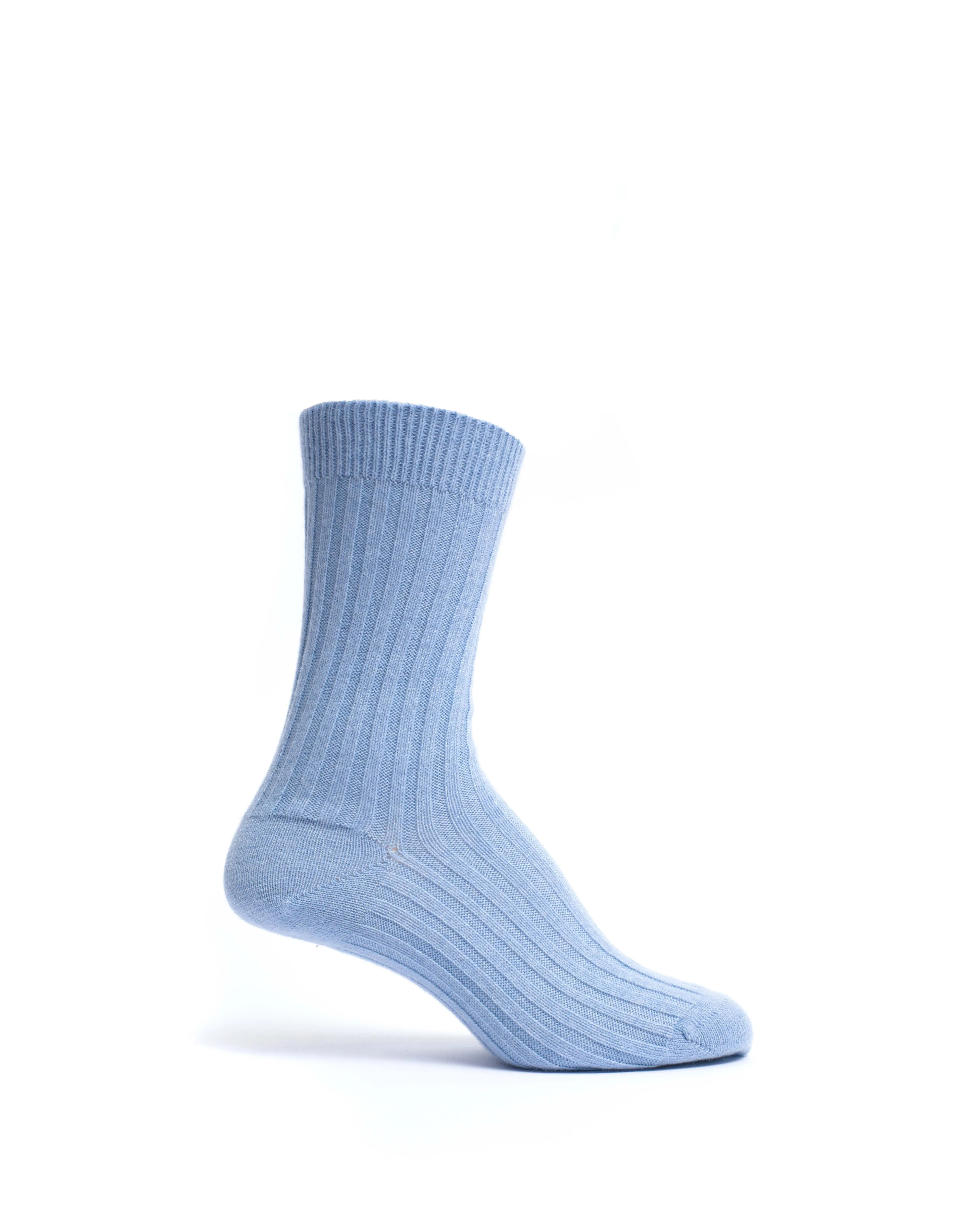 Magdai cashmere socks 100% cashmere (socks) Sky blue sold by Anonymous Copenhagen