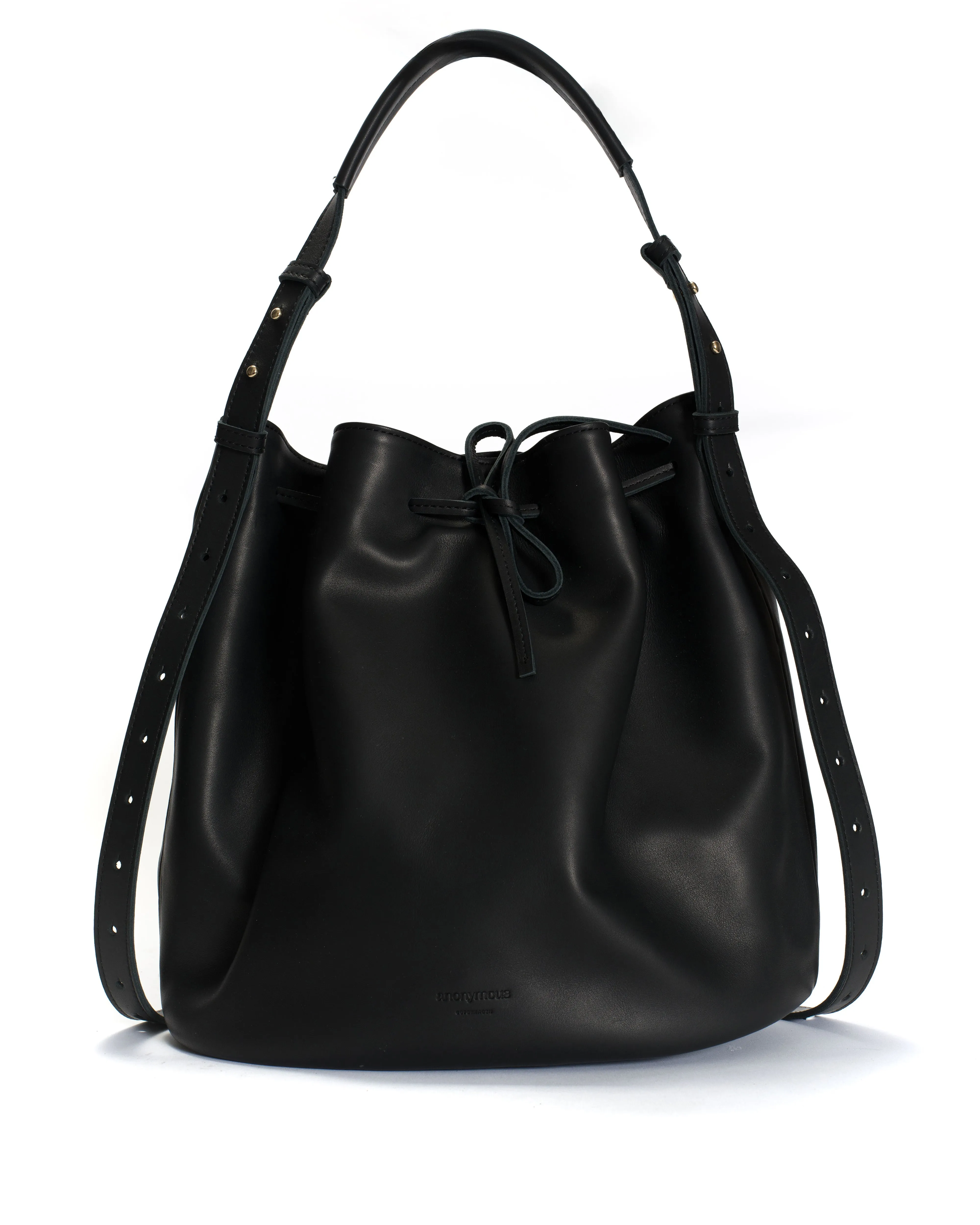 Kacey grand bucket bag Soft calf Black sold by Anonymous Copenhagen