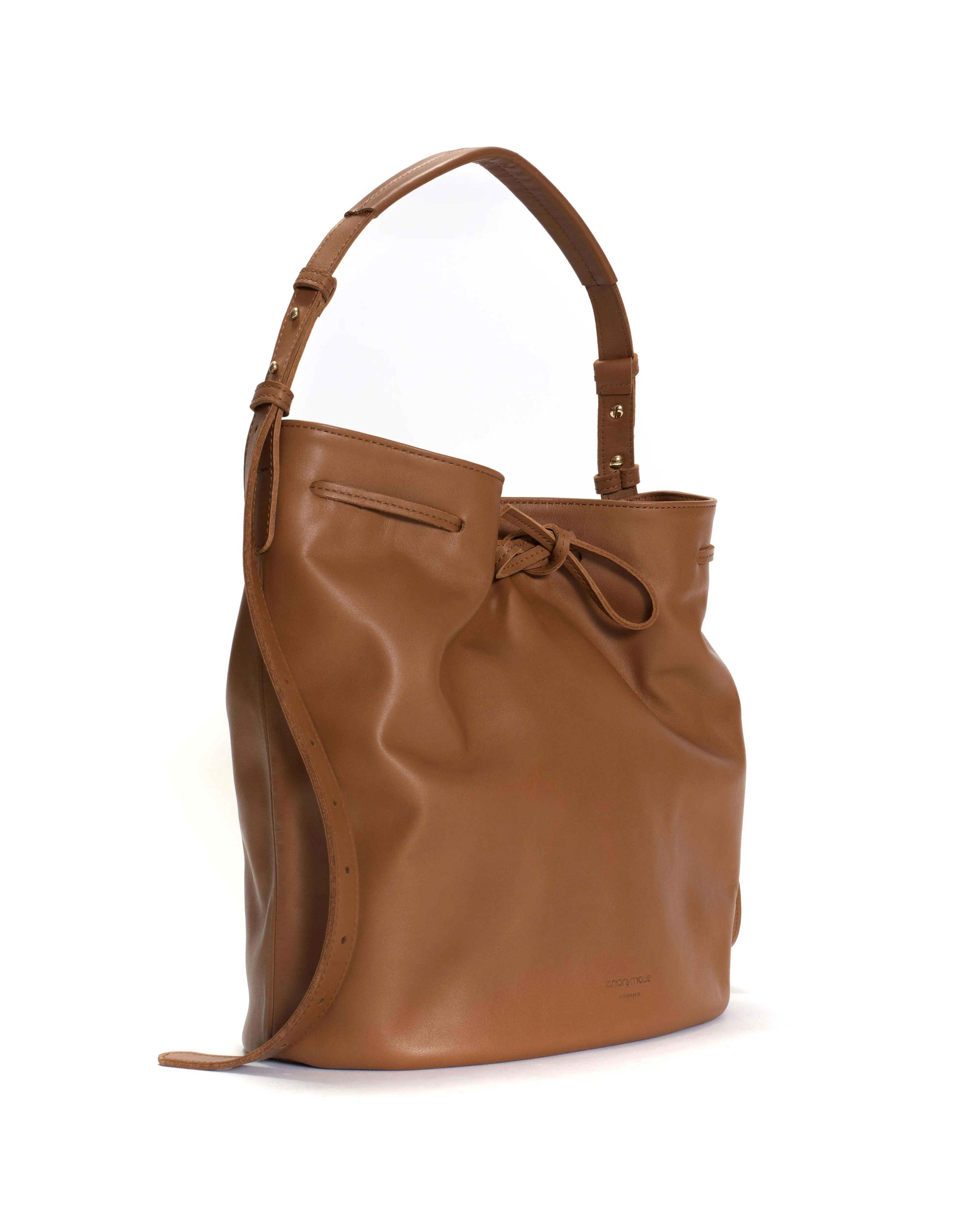 Kacey grand bucket bag Soft calf Camel sold by Anonymous Copenhagen product image thumbnail 2