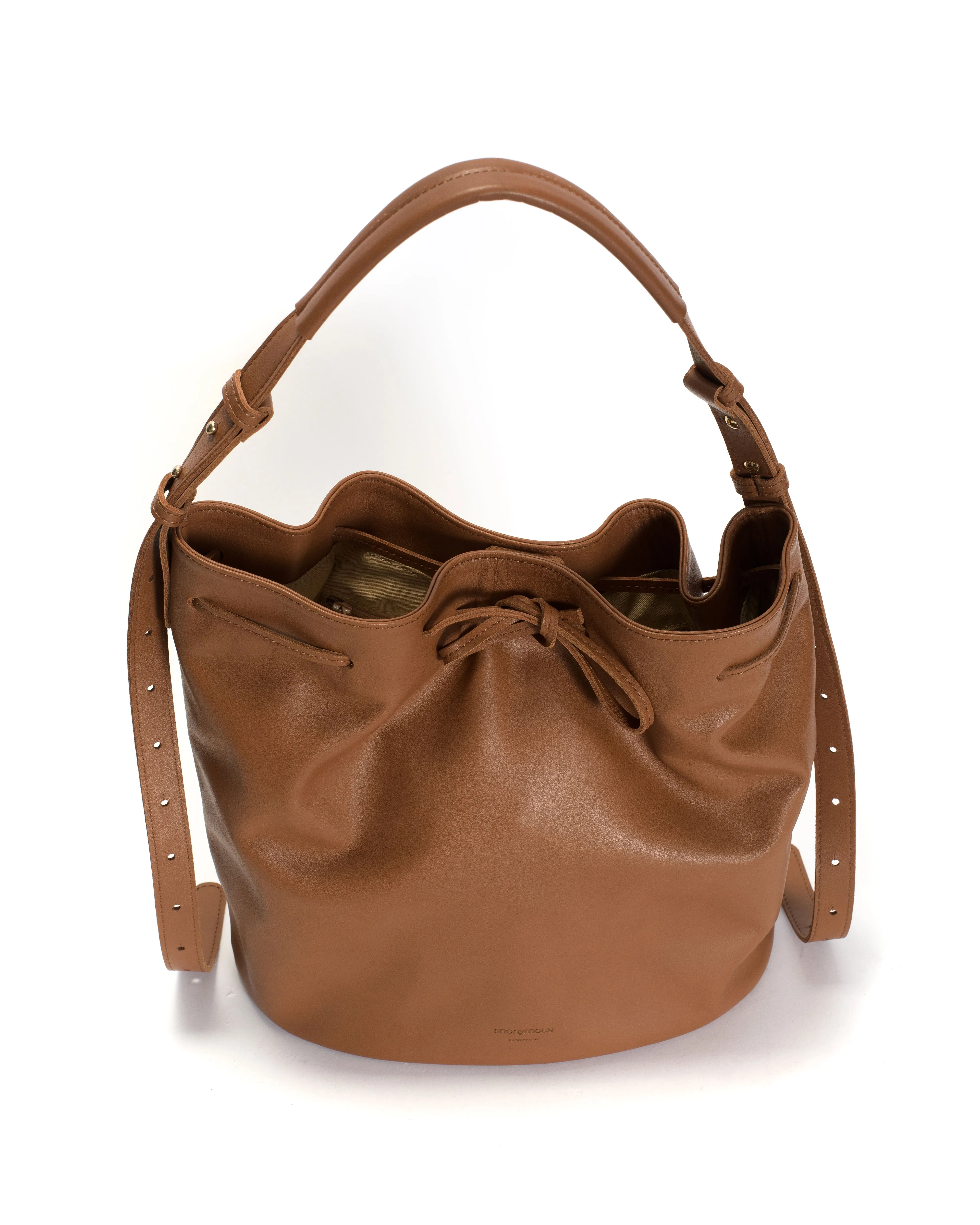Kacey grand bucket bag Soft calf Camel sold by Anonymous Copenhagen product image thumbnail 4