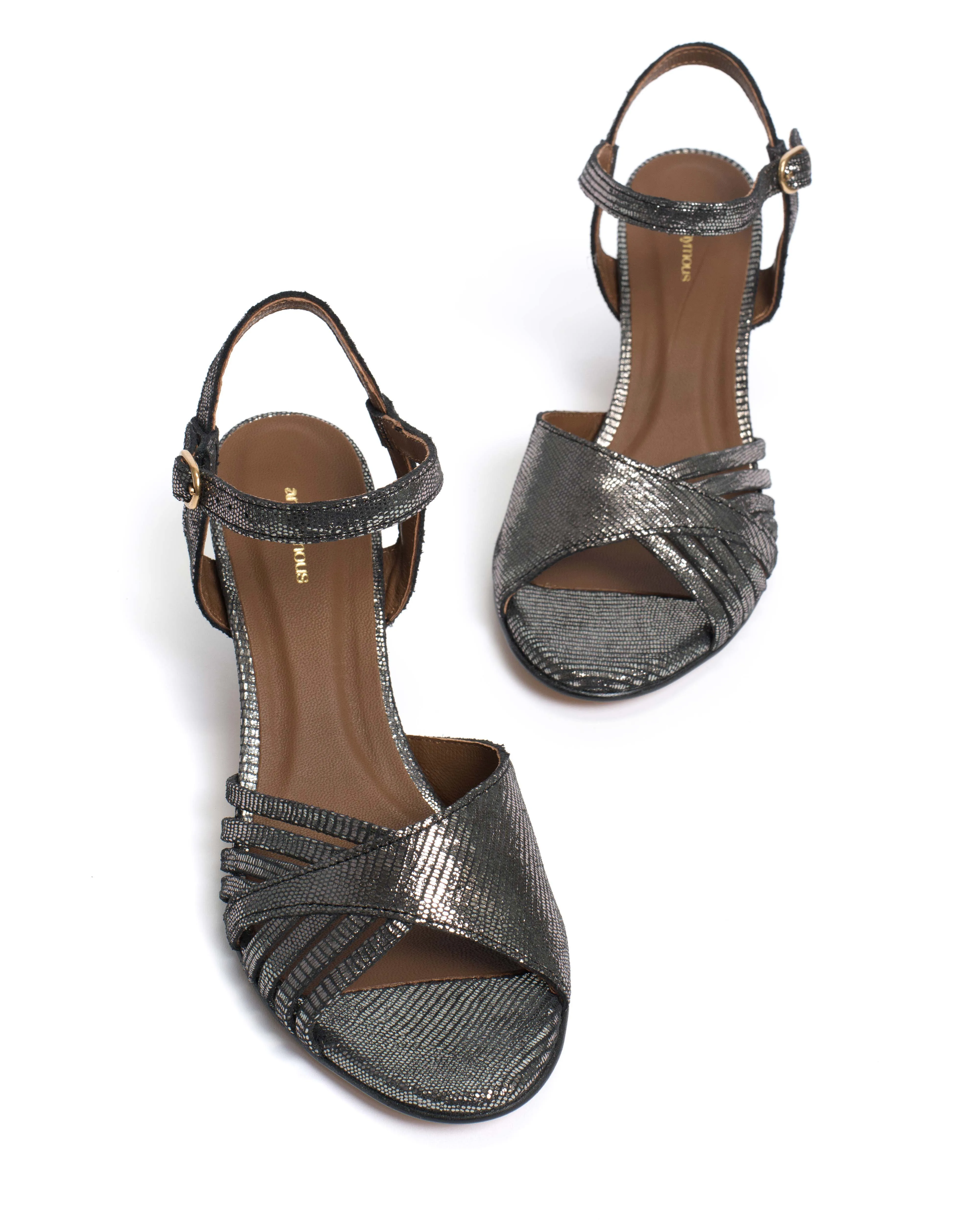 Hermine Lizard metallic goat Platinum sold by Anonymous Copenhagen product image thumbnail 5