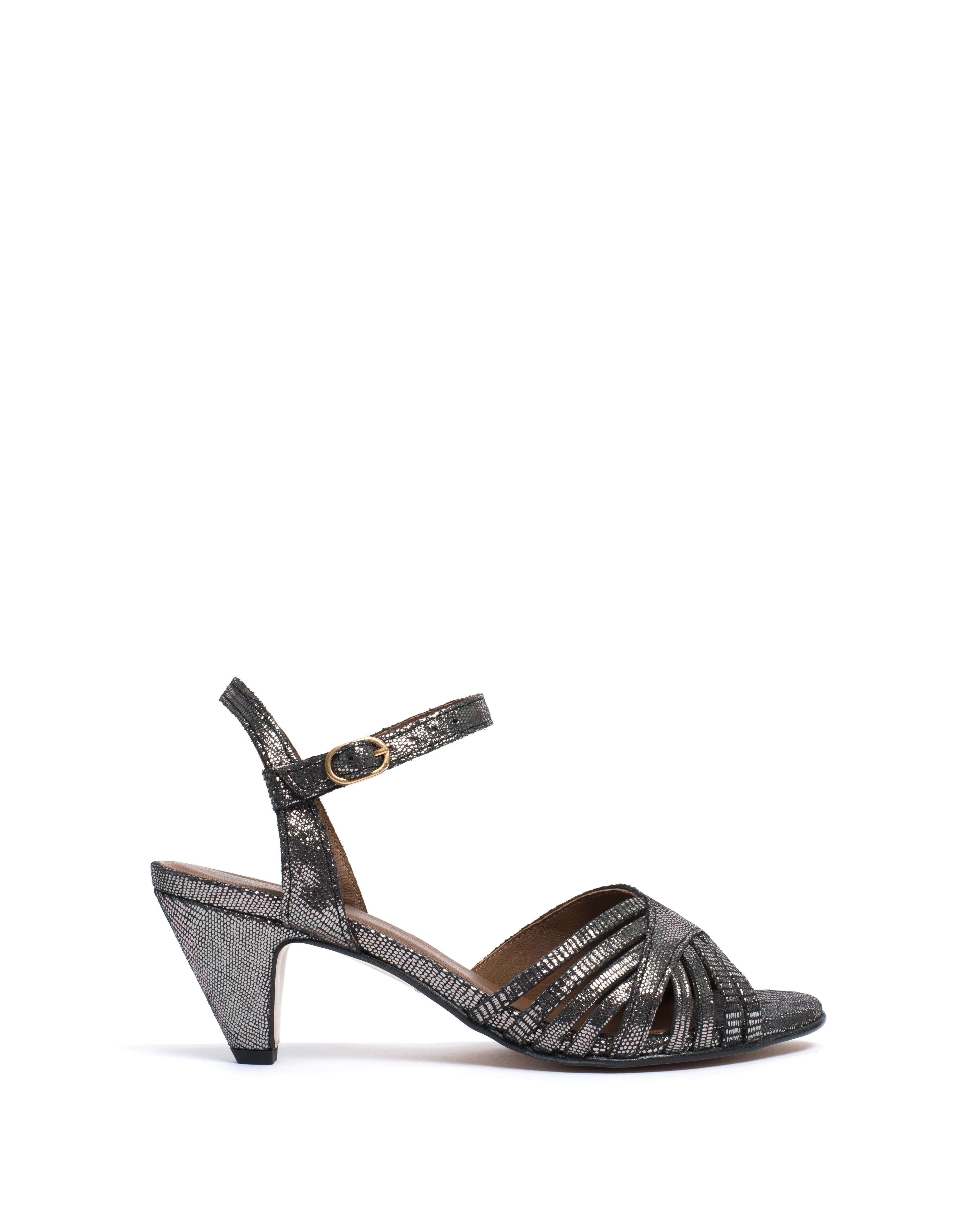 Hermine Lizard metallic goat Platinum sold by Anonymous Copenhagen