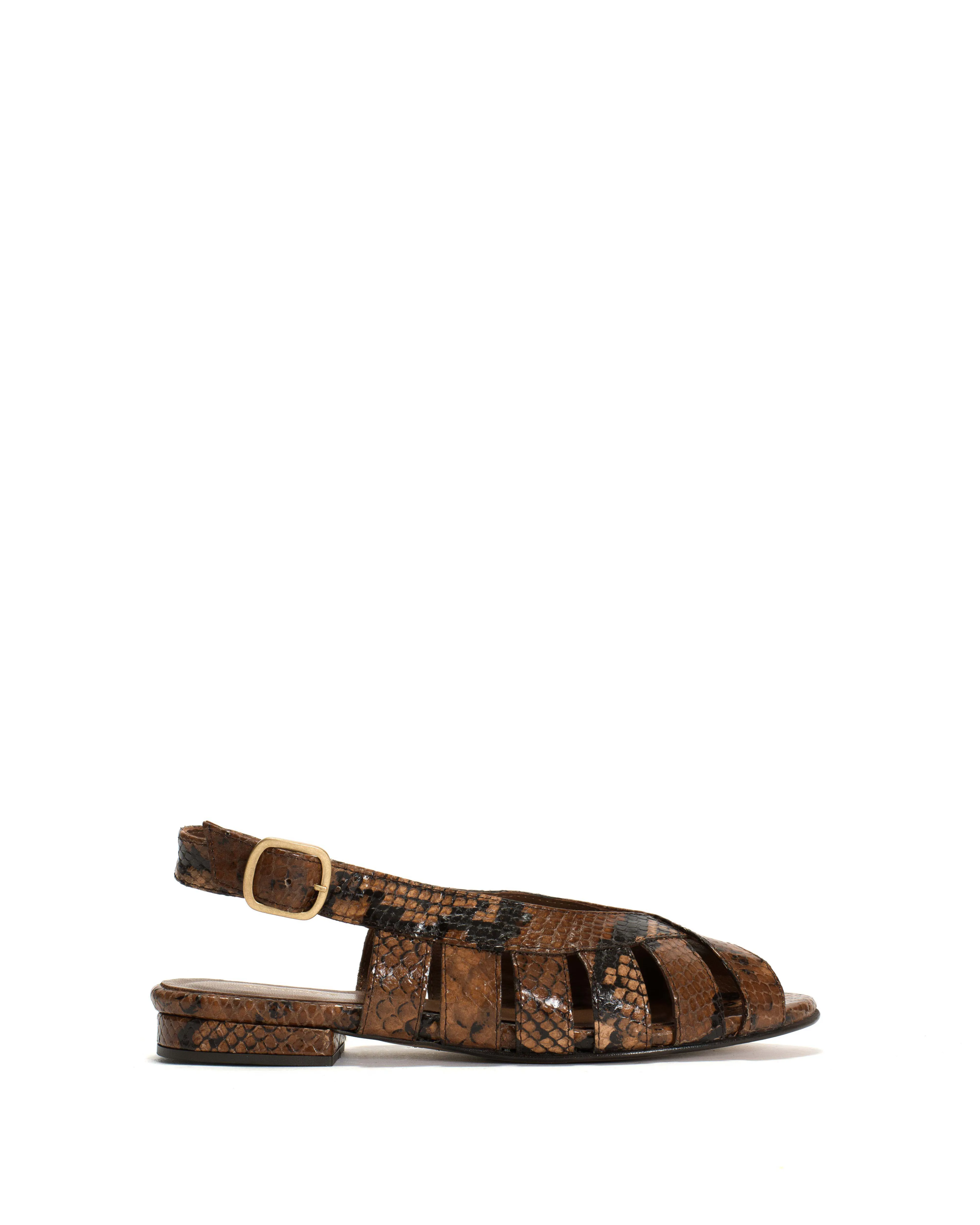 Sophie 20 Snake calf Hazelnut sold by Anonymous Copenhagen