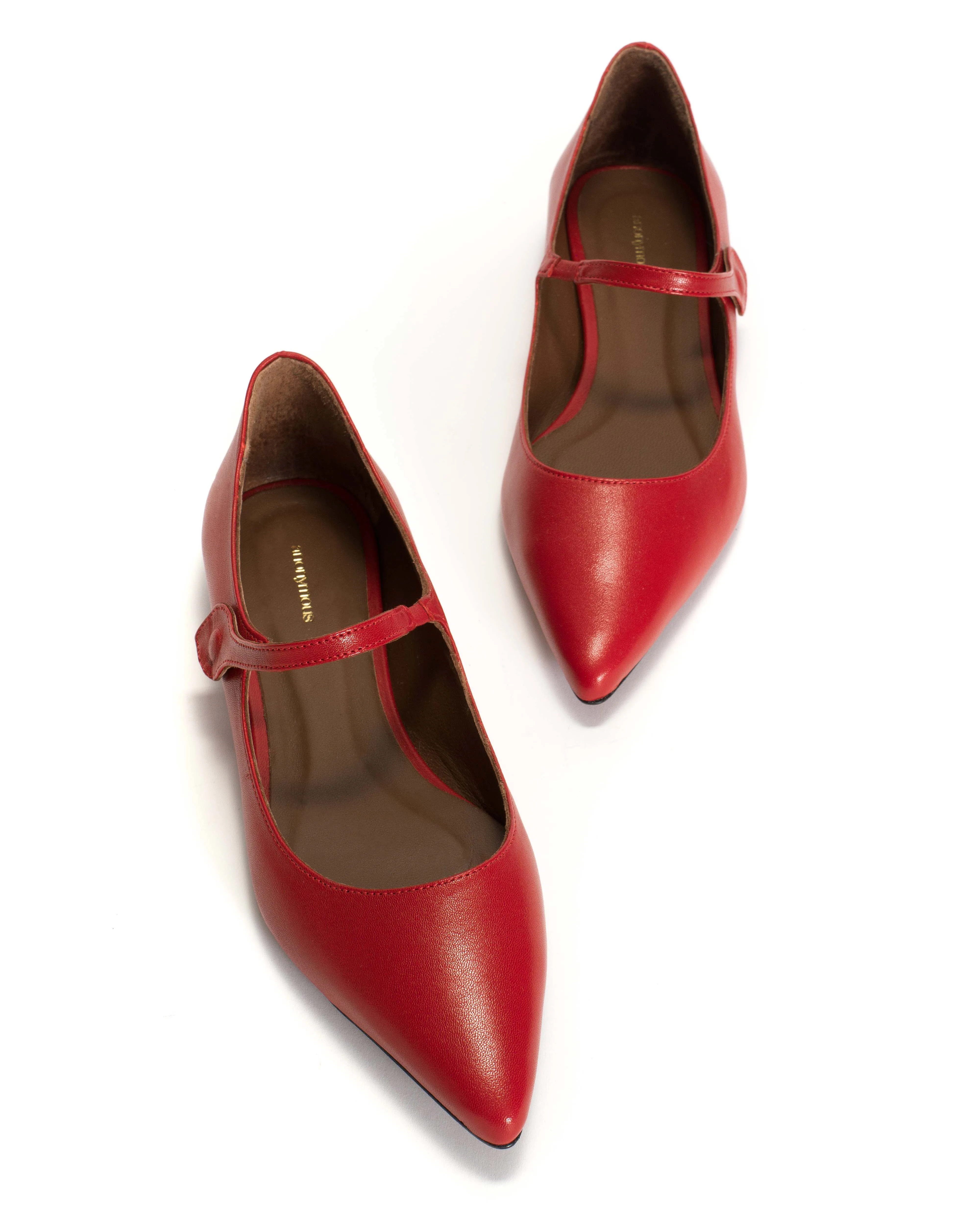 Fifi Shiny lamb Ruby red sold by Anonymous Copenhagen product image thumbnail 5