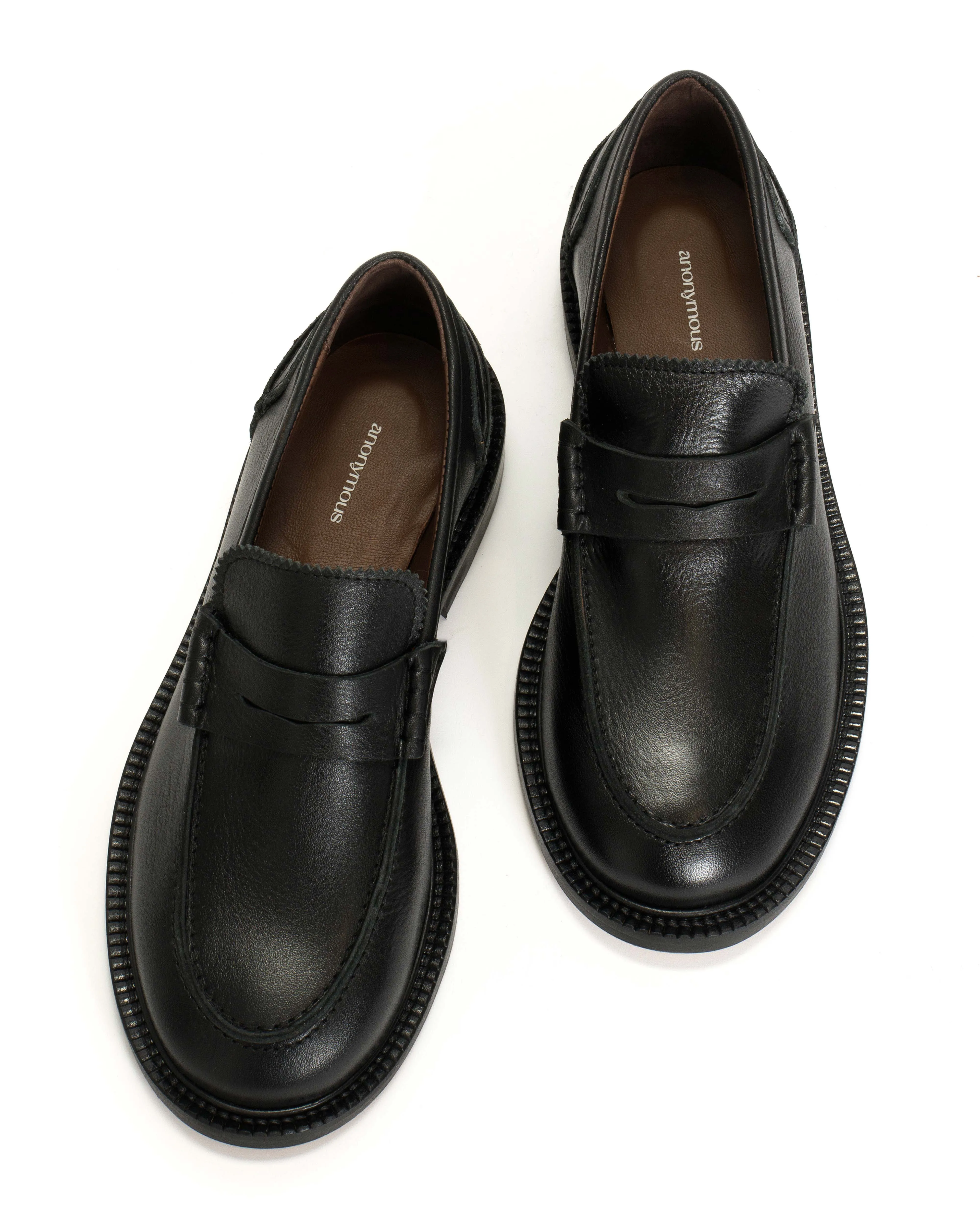 Jeanett Glossy grained vegetable tanned calf Black sold by Anonymous Copenhagen product image thumbnail 4