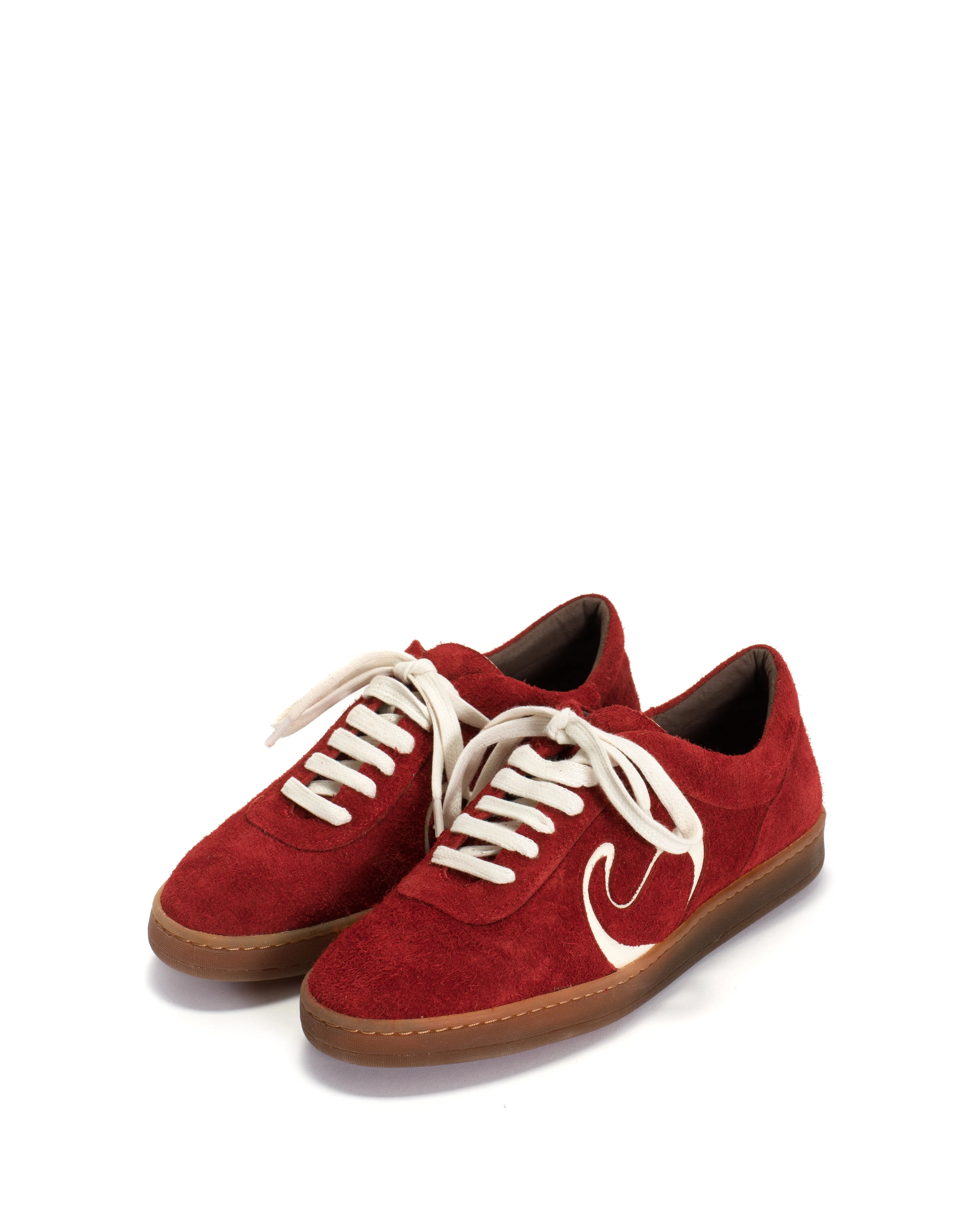Blaire hevea Plushed calf suede Ruby red sold by Anonymous Copenhagen product image thumbnail 2
