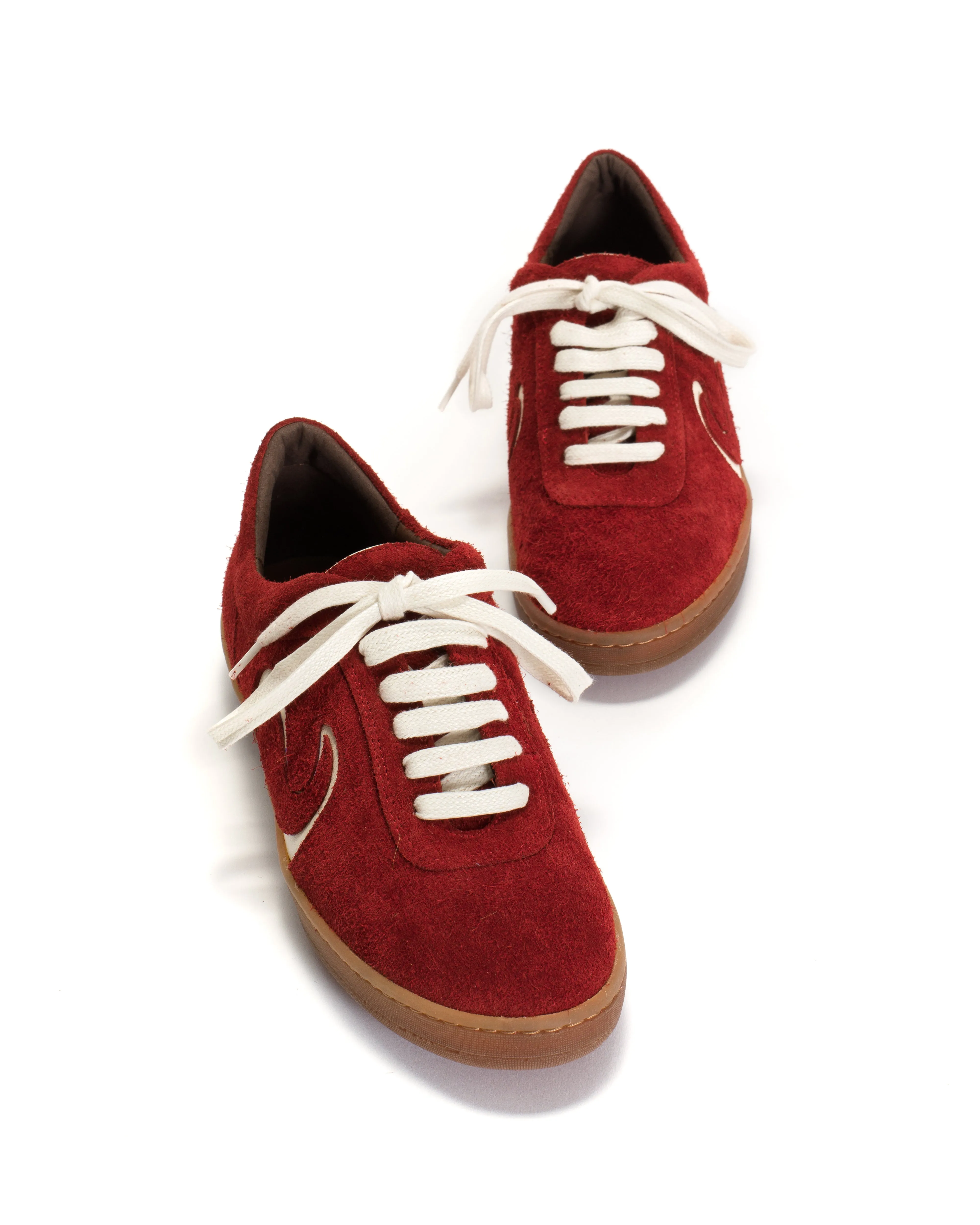 Blaire hevea Plushed calf suede Ruby red sold by Anonymous Copenhagen product image thumbnail 5
