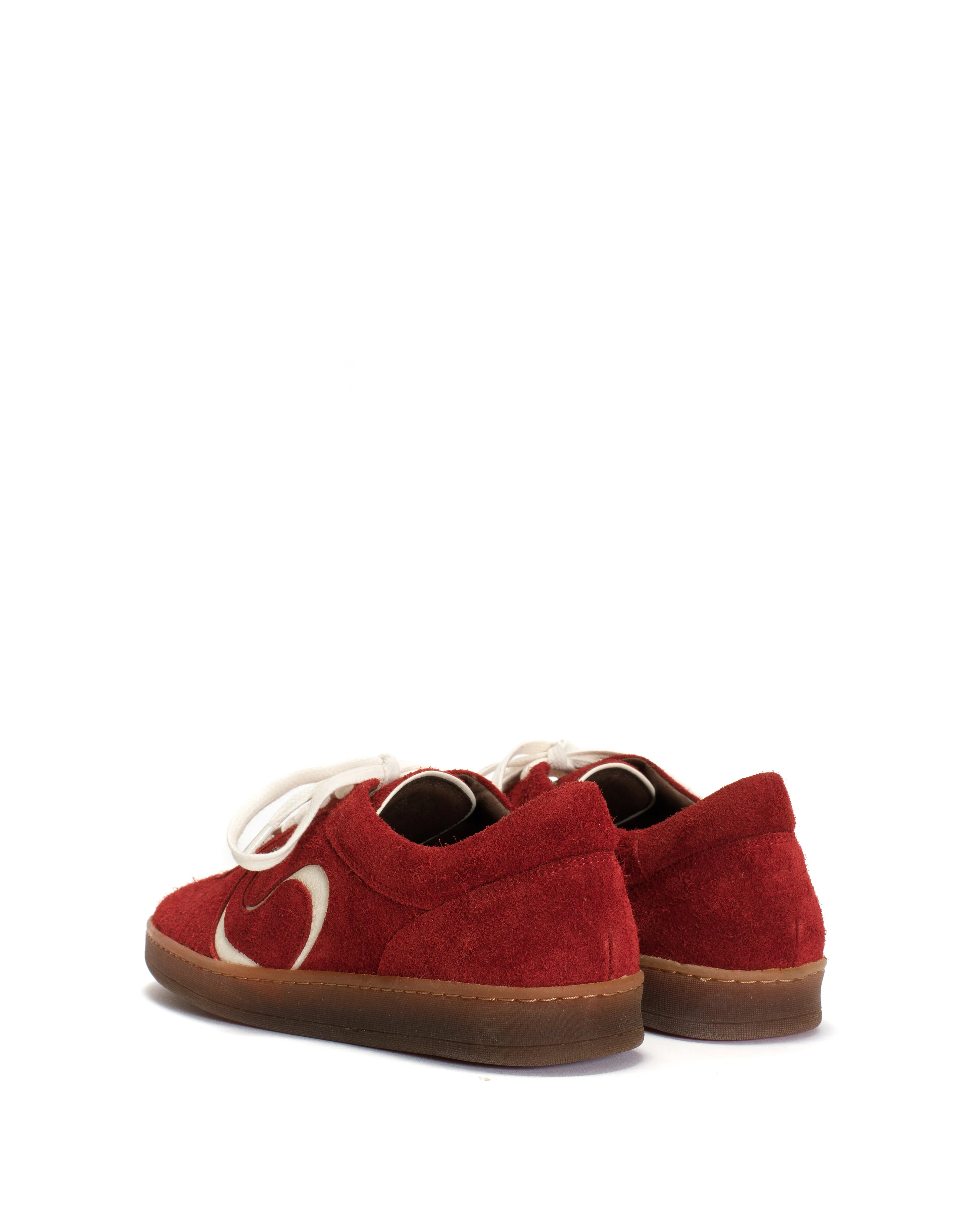 Blaire hevea Plushed calf suede Ruby red sold by Anonymous Copenhagen product image thumbnail 4