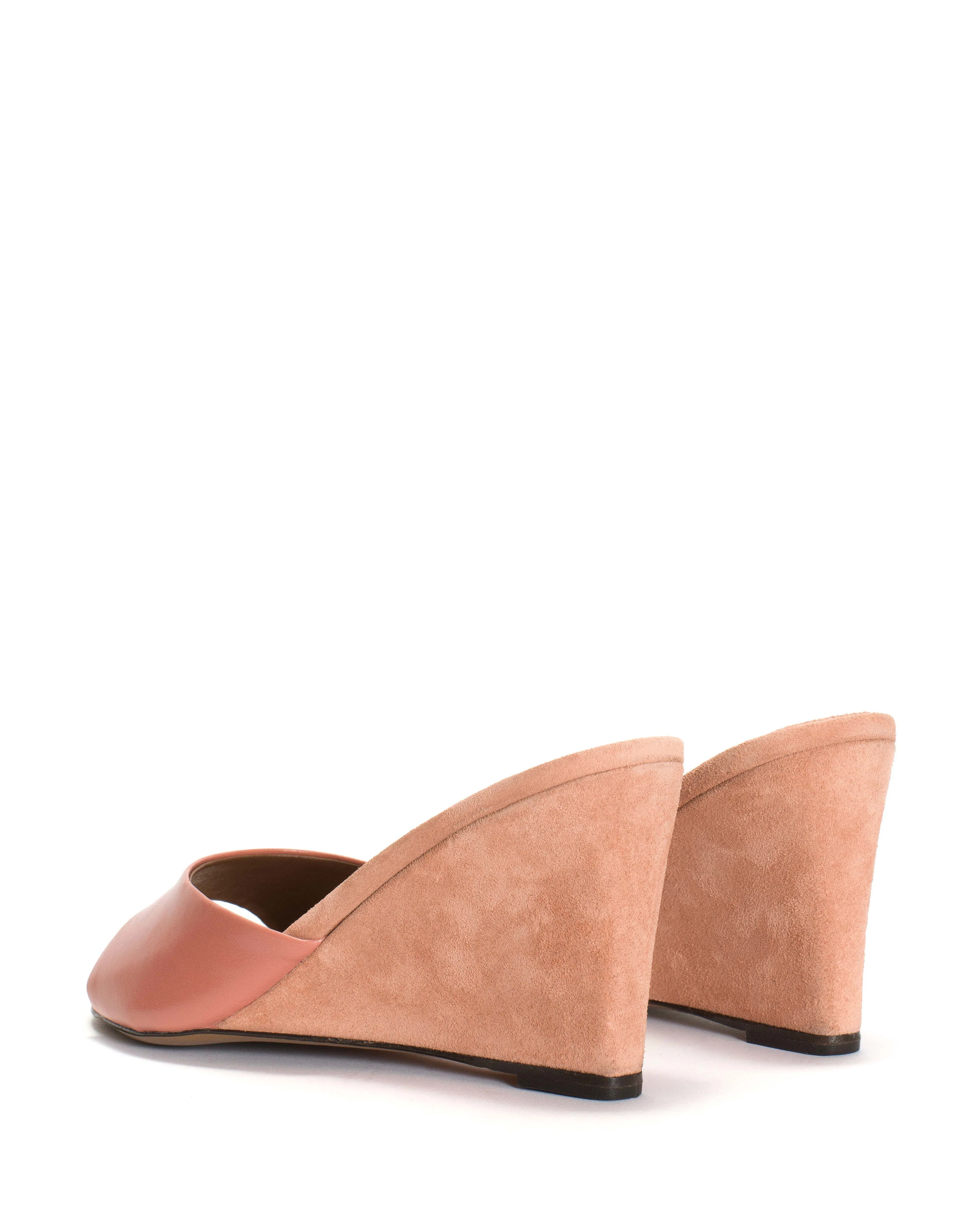 Gwen 75 wedge Shiny lamb & suede leather Candy pink sold by Anonymous Copenhagen product image thumbnail 4