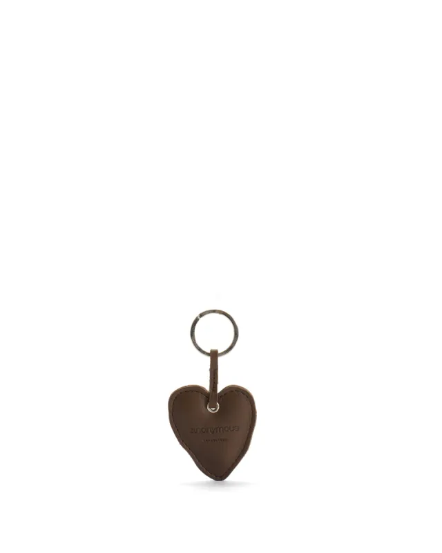Keyring Soft calf Dark taupe sold by Anonymous Copenhagen