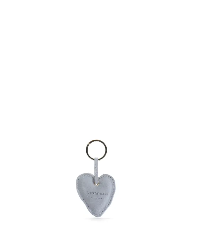 Keyring Calf suede Lichen blue sold by Anonymous Copenhagen
