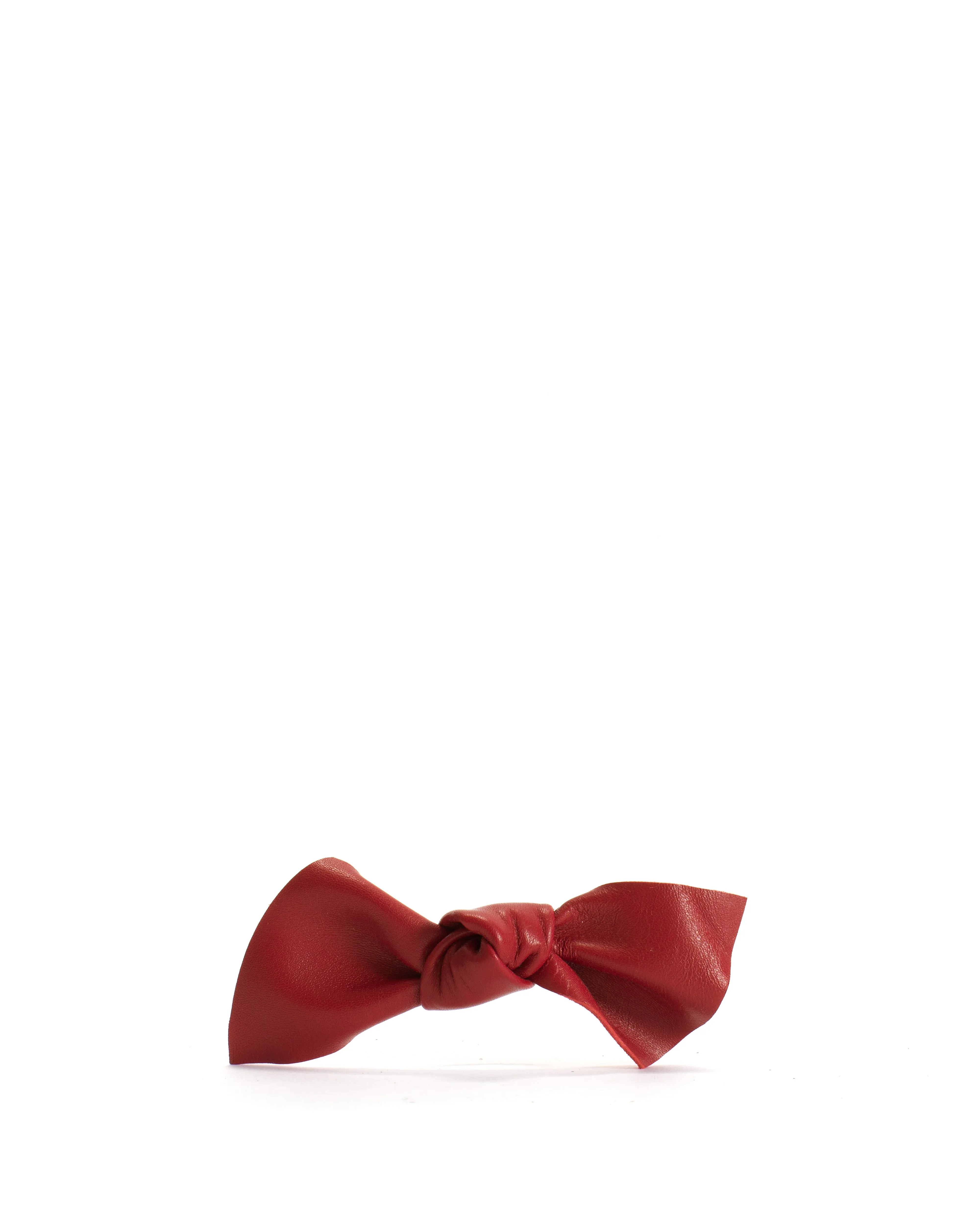 Linnie hair elastic grand bow Shiny lamb Ruby red sold by Anonymous Copenhagen