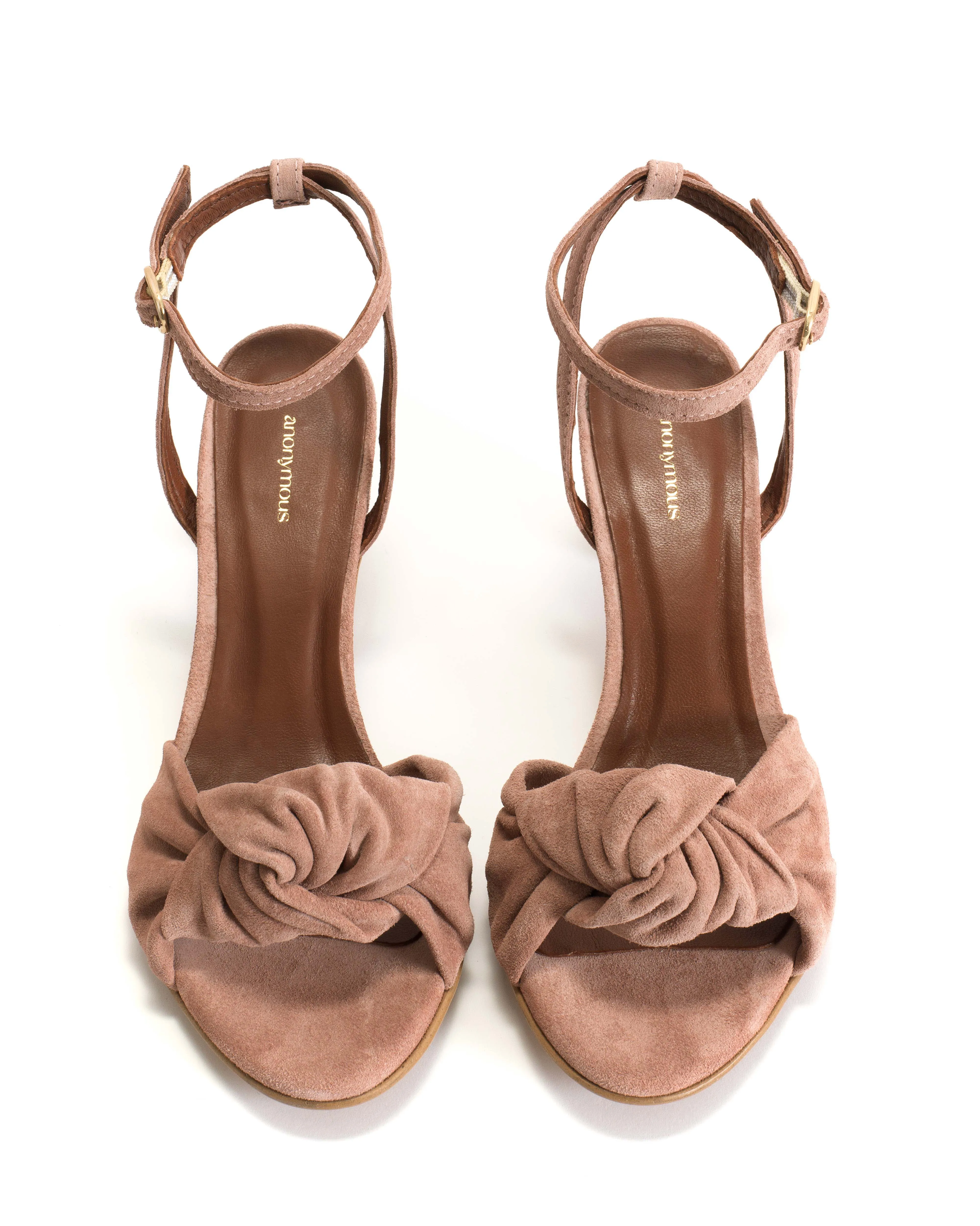 Aliza 50 stiletto Calf suede Burned rose sold by Anonymous Copenhagen product image thumbnail 4