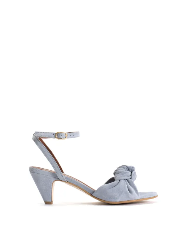 Aliza 50 stiletto Calf suede Lichen blue sold by Anonymous Copenhagen
