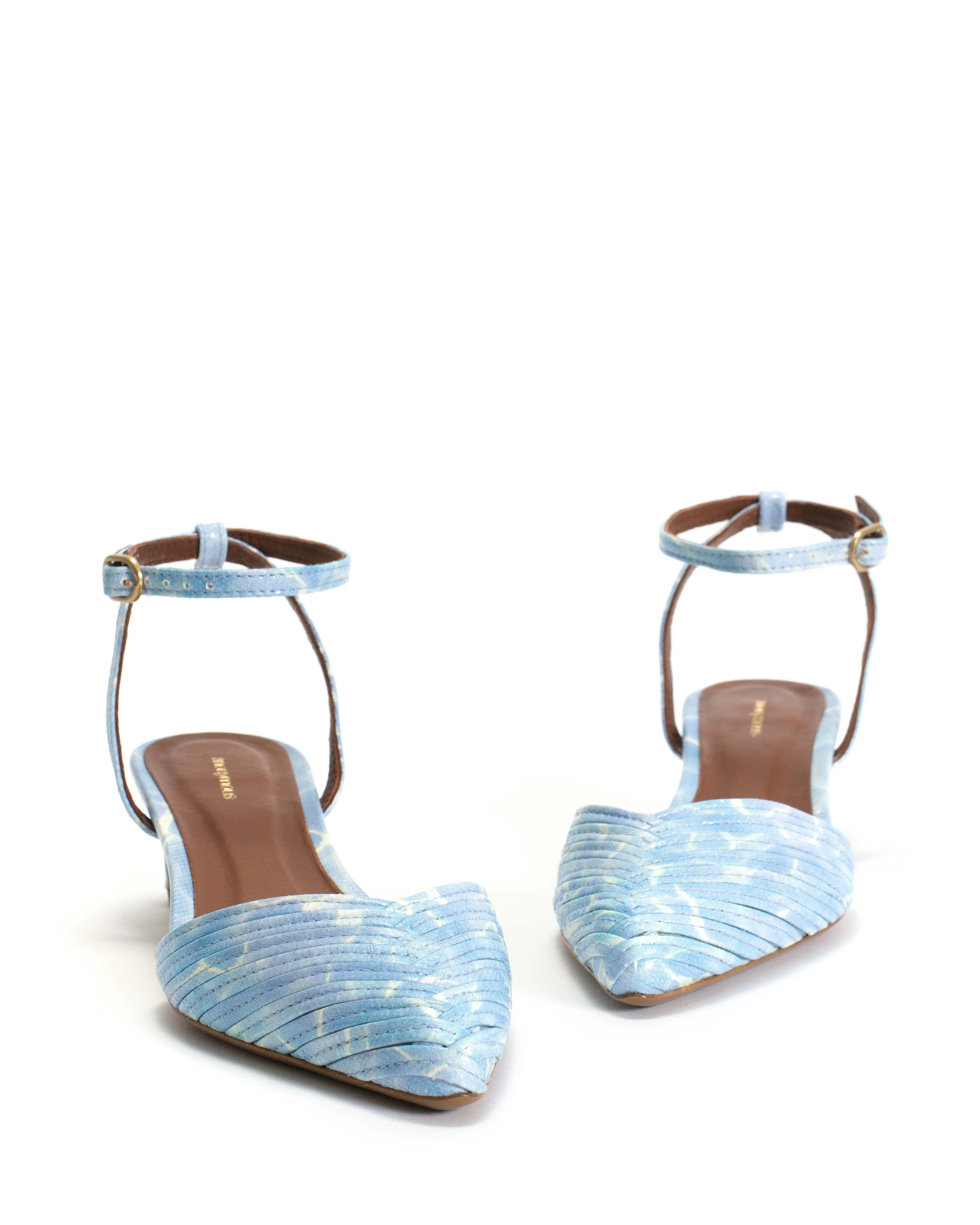 Givia 40 Silky lamb print Pool blue sold by Anonymous Copenhagen product image thumbnail 5