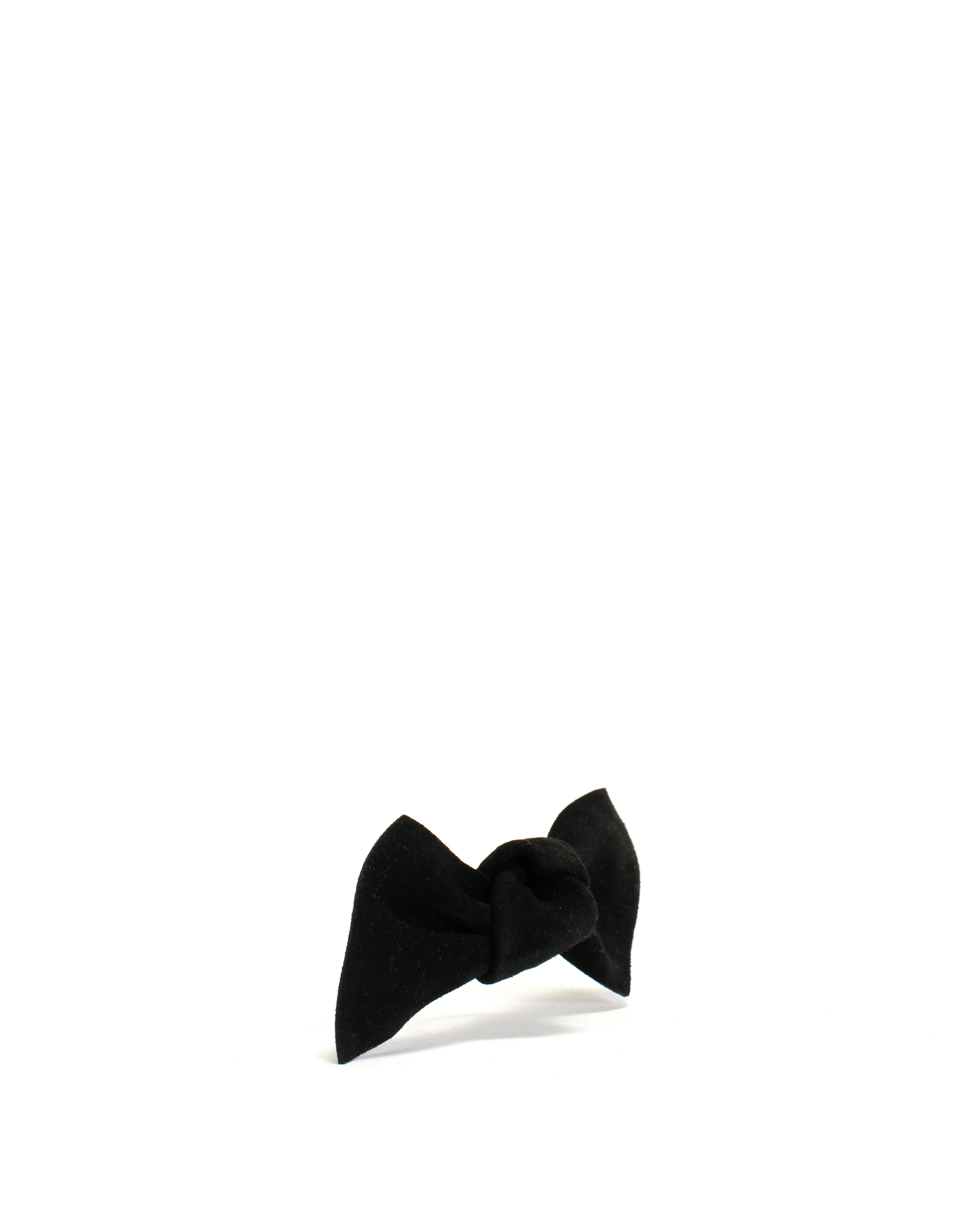 Linnie hair elastic grand bow Calf suede Black sold by Anonymous Copenhagen product image thumbnail 2