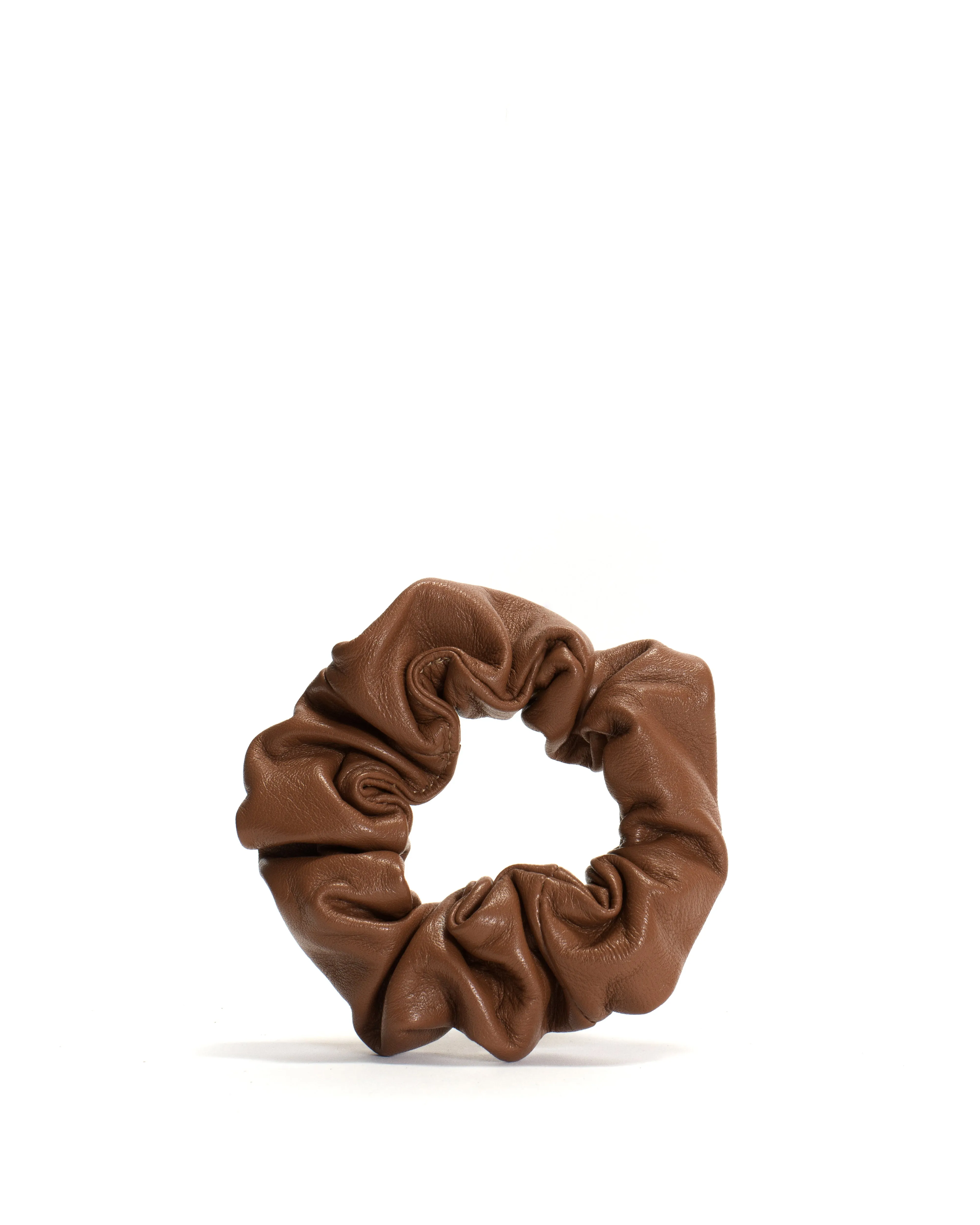 Sandie grand hair elastic Shiny lamb Hazelnut sold by Anonymous Copenhagen