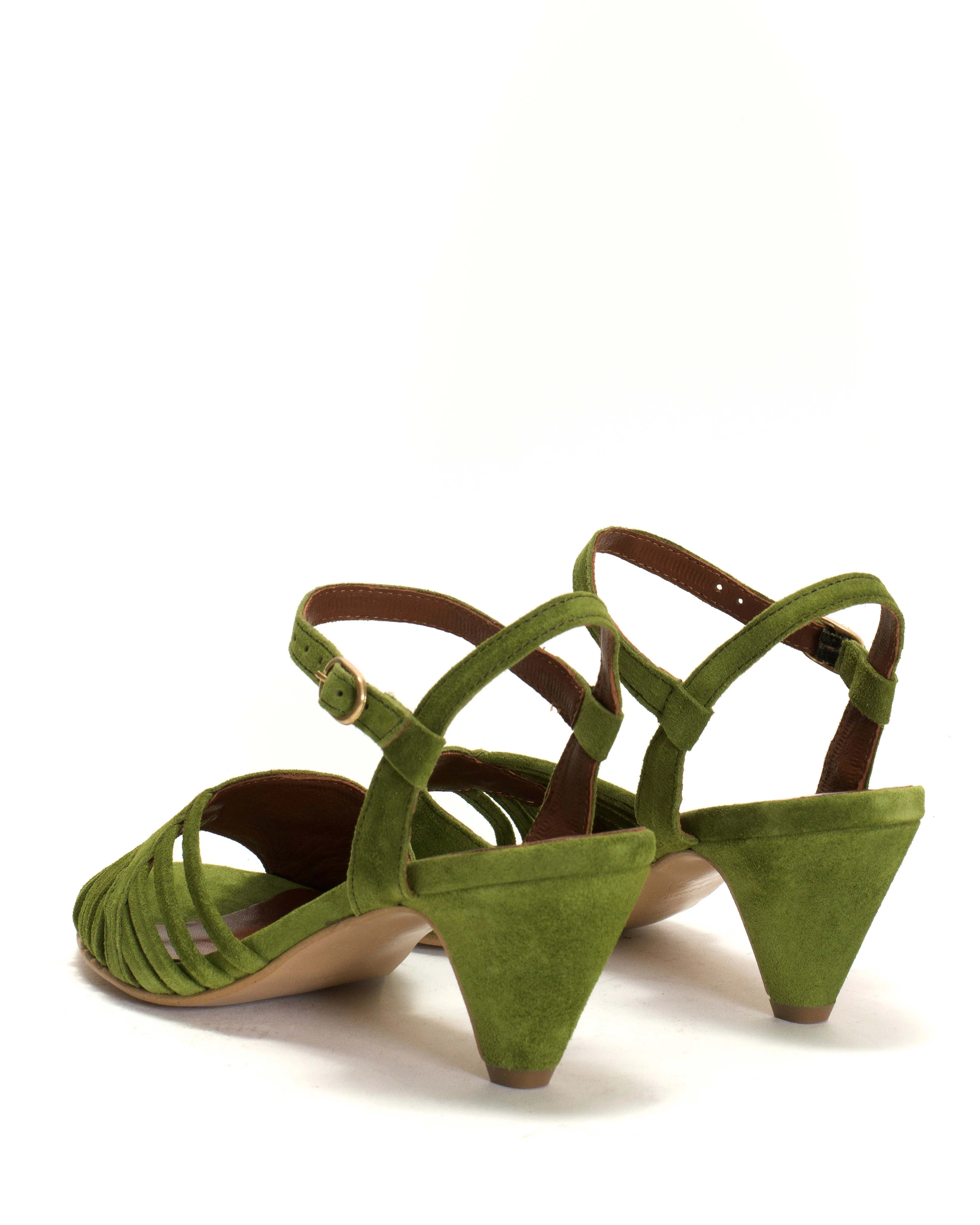 Hermine Calf suede Grass green sold by Anonymous Copenhagen product image thumbnail 4