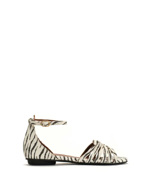 Mareike 10 Calf suede print Zebra sold by Anonymous Copenhagen