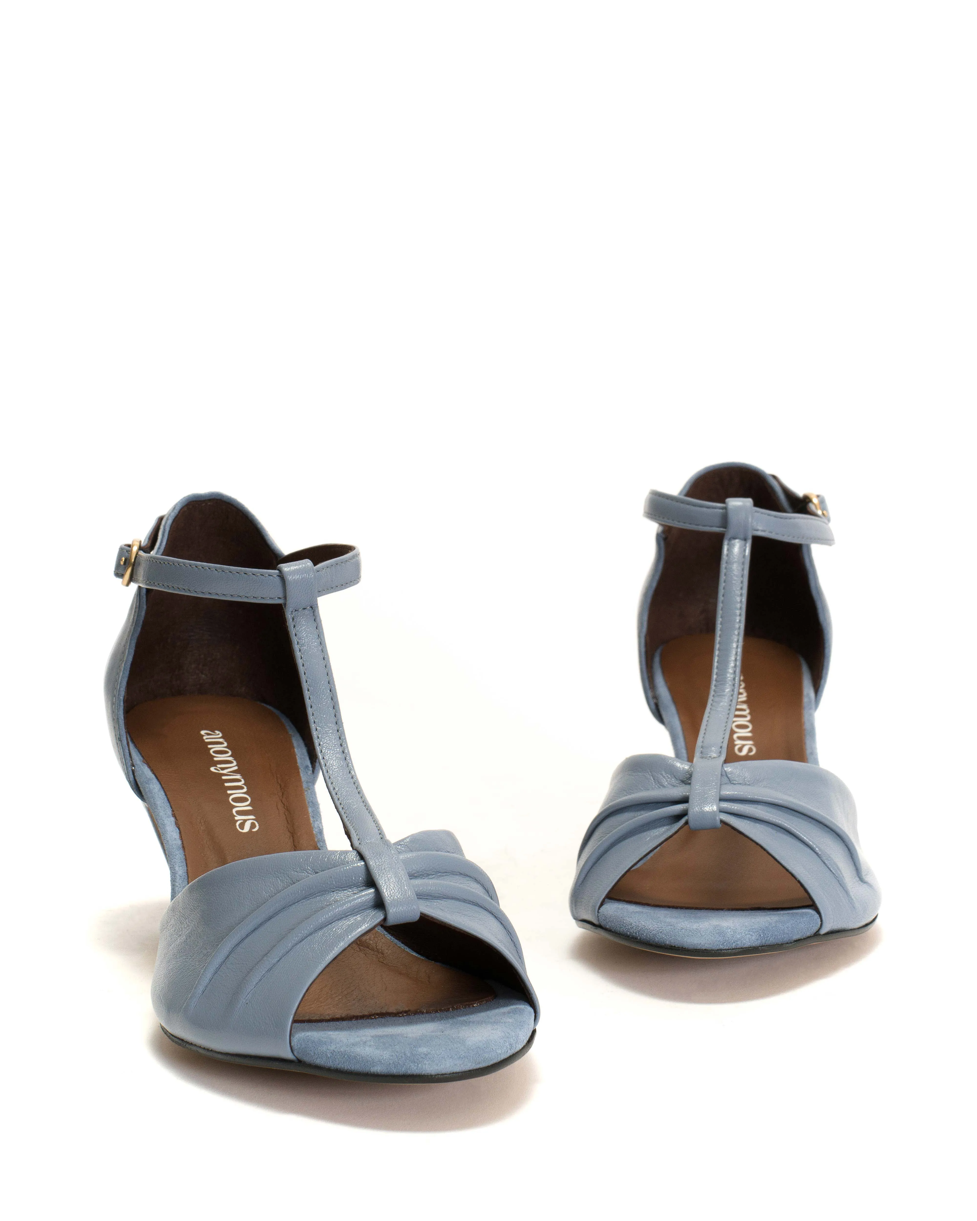 Linette 50 stiletto Shiny lamb Lichen blue sold by Anonymous Copenhagen product image thumbnail 5
