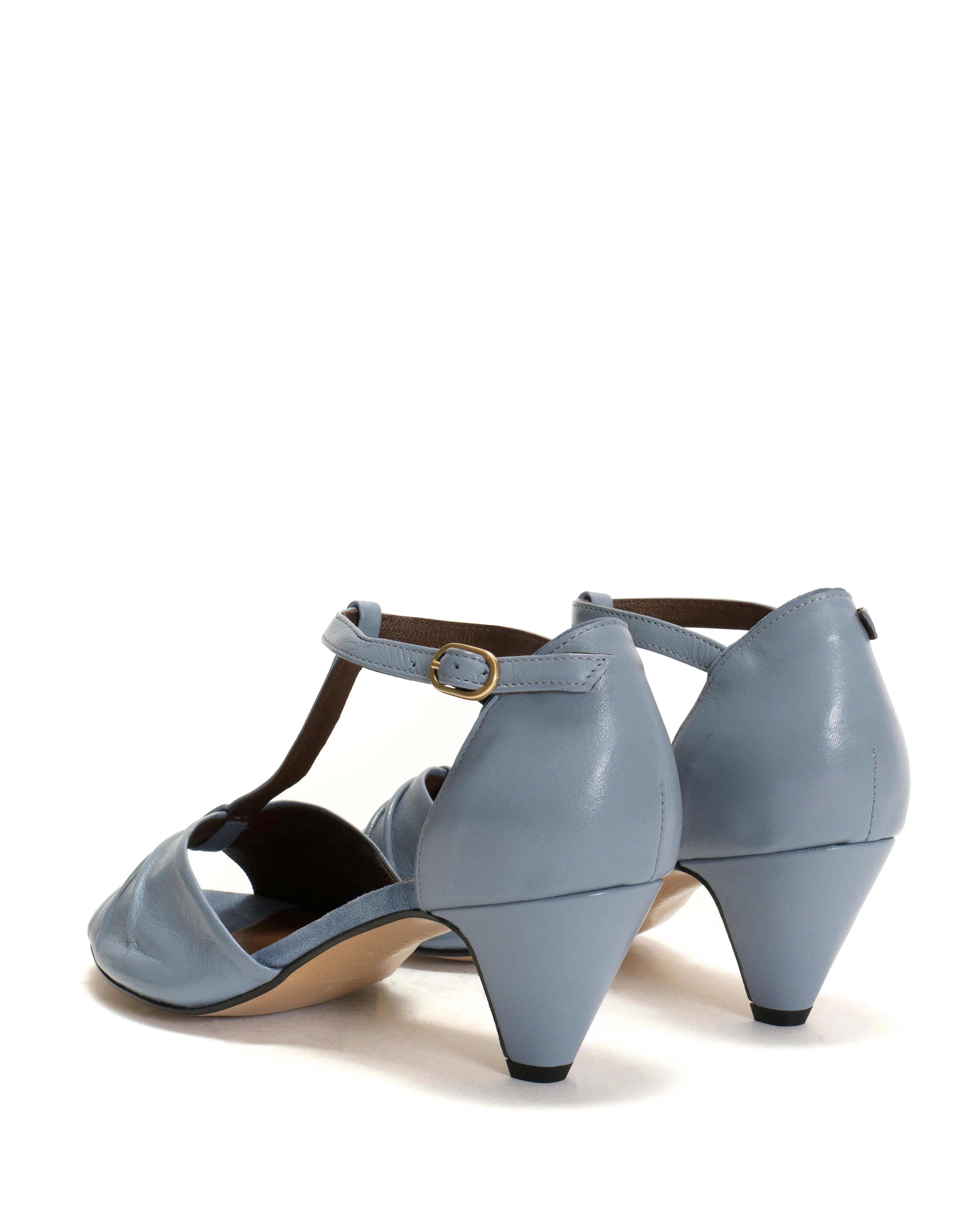 Linette 50 stiletto Shiny lamb Lichen blue sold by Anonymous Copenhagen product image thumbnail 4