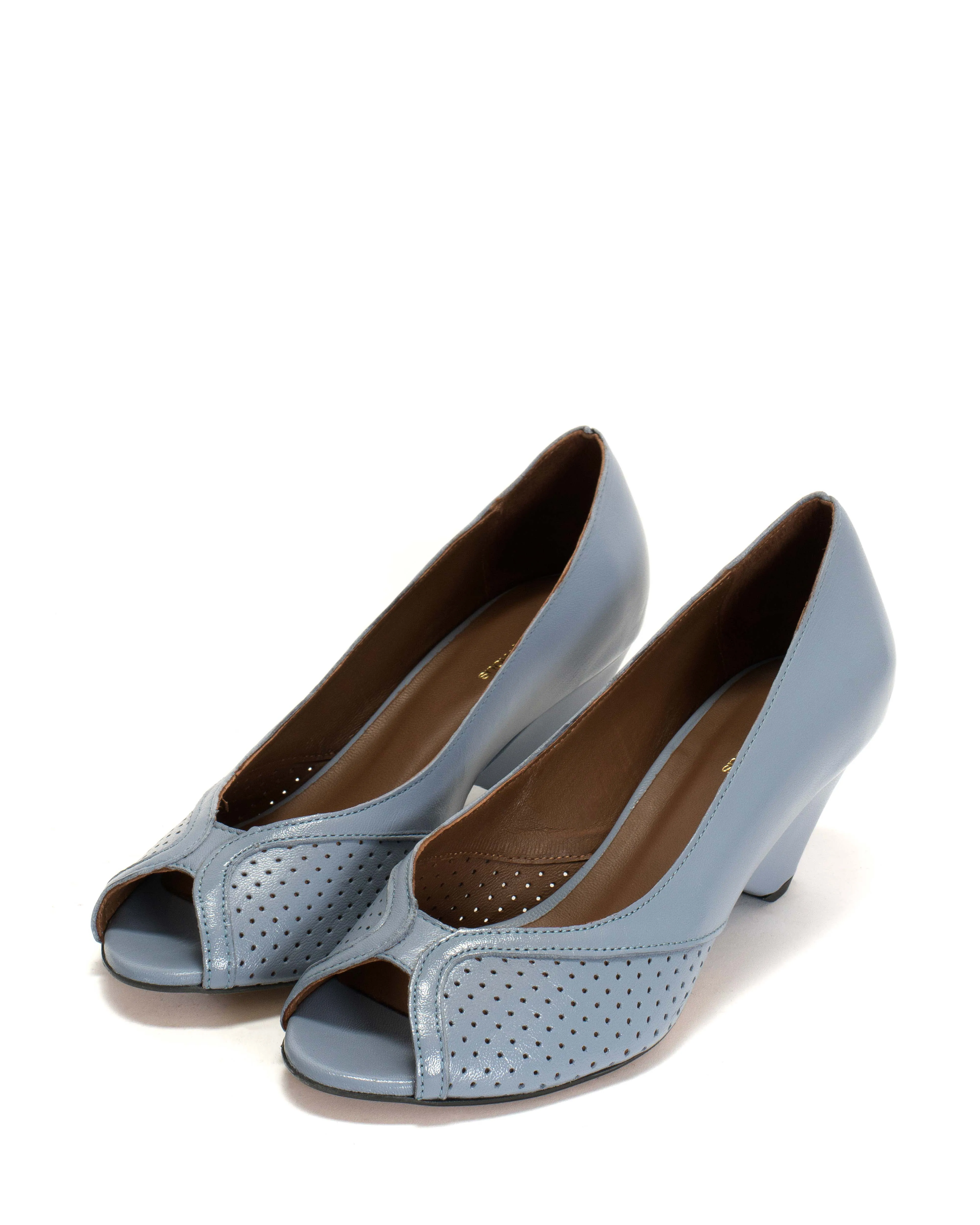 Tiffany triangle Shiny lamb Lichen blue sold by Anonymous Copenhagen product image thumbnail 2