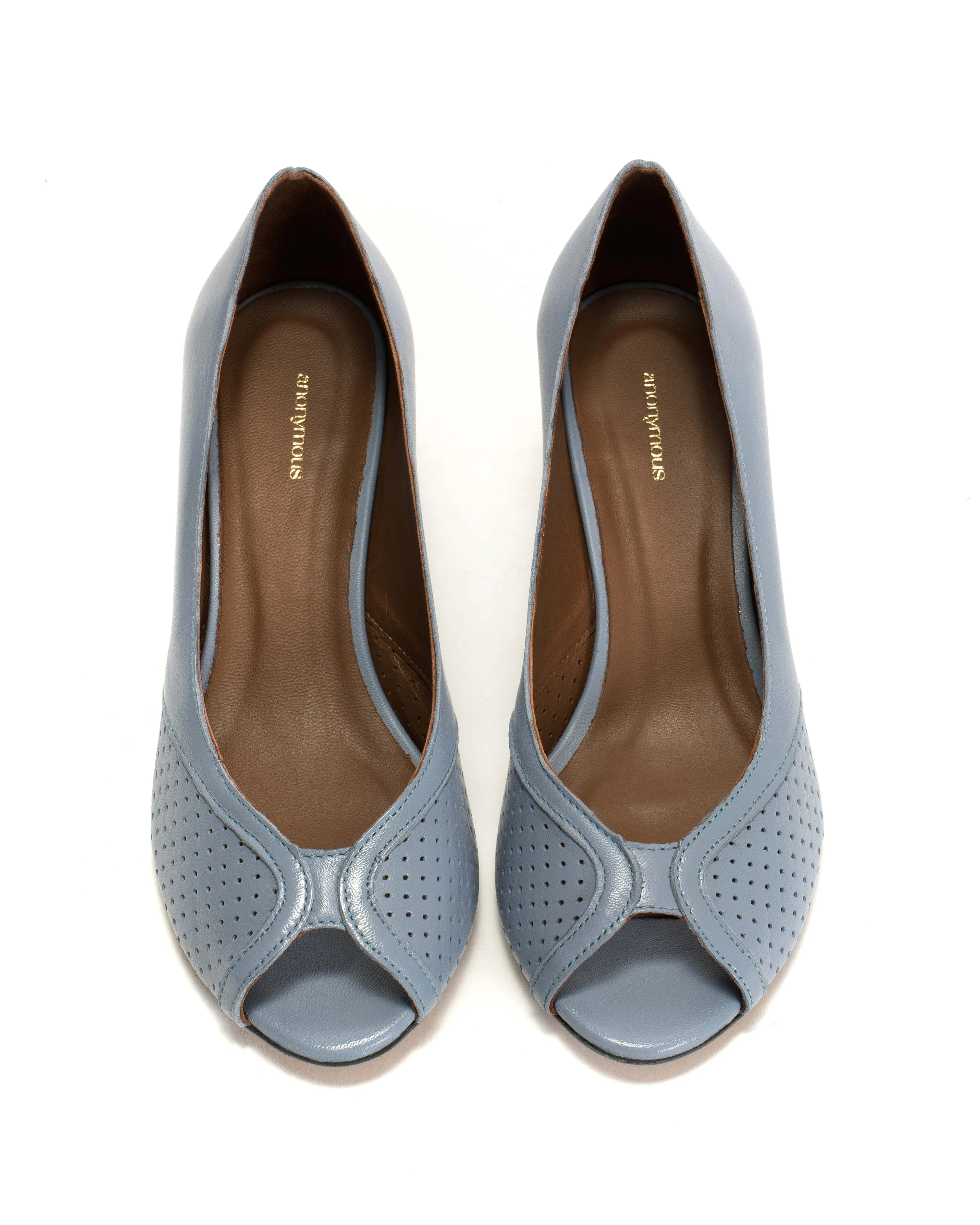 Tiffany triangle Shiny lamb Lichen blue sold by Anonymous Copenhagen product image thumbnail 3