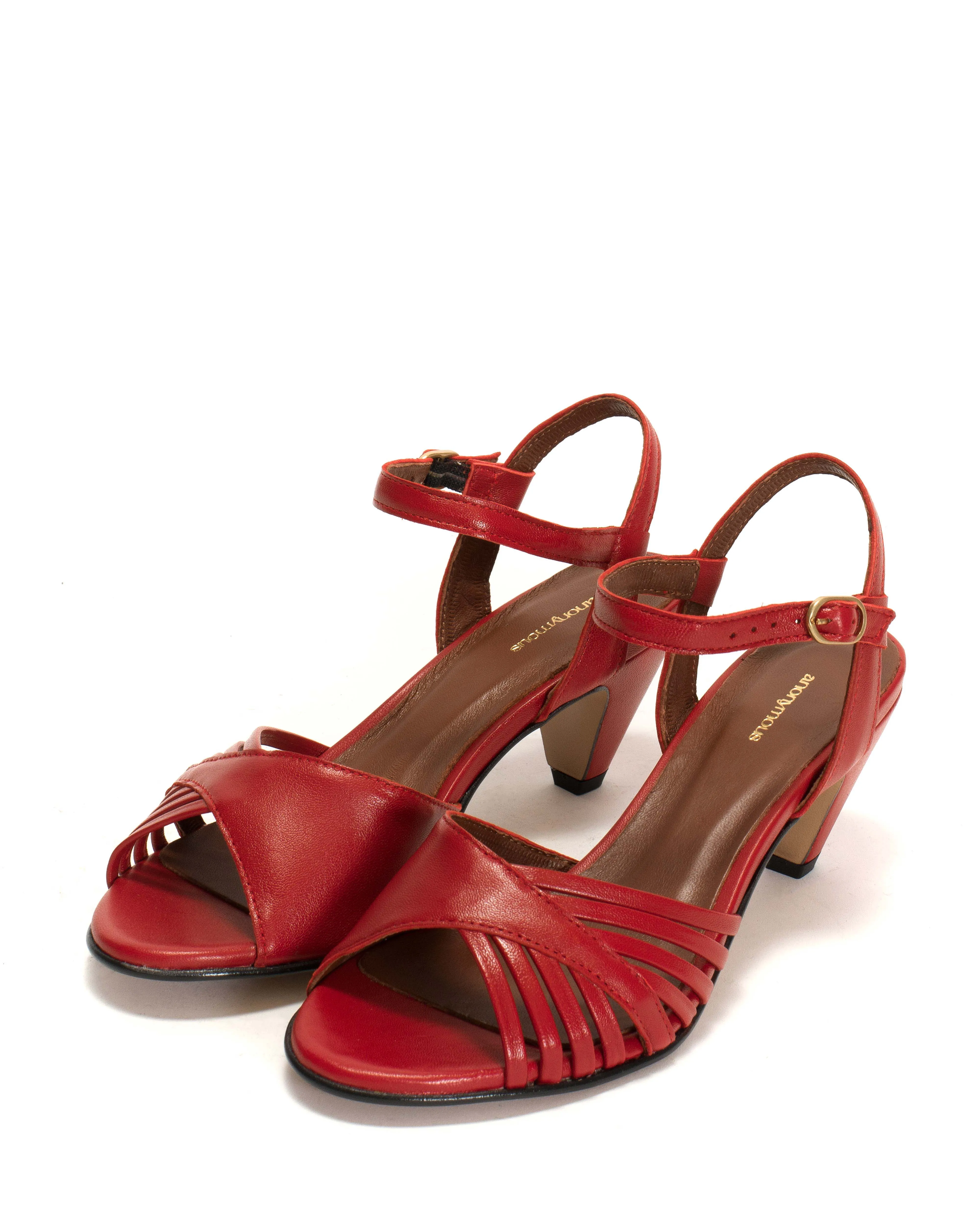 Hermine Shiny lamb Ruby red sold by Anonymous Copenhagen product image thumbnail 2