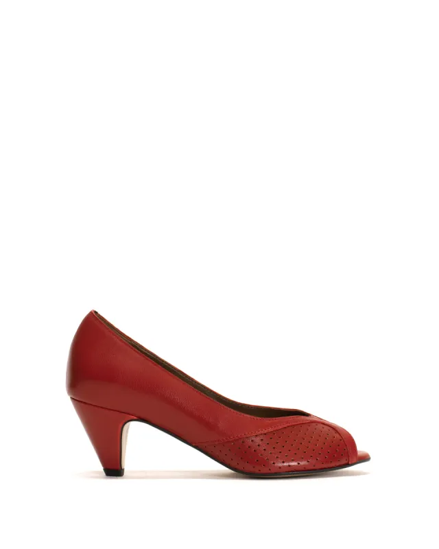 Tiffany stiletto Shiny lamb Ruby red sold by Anonymous Copenhagen