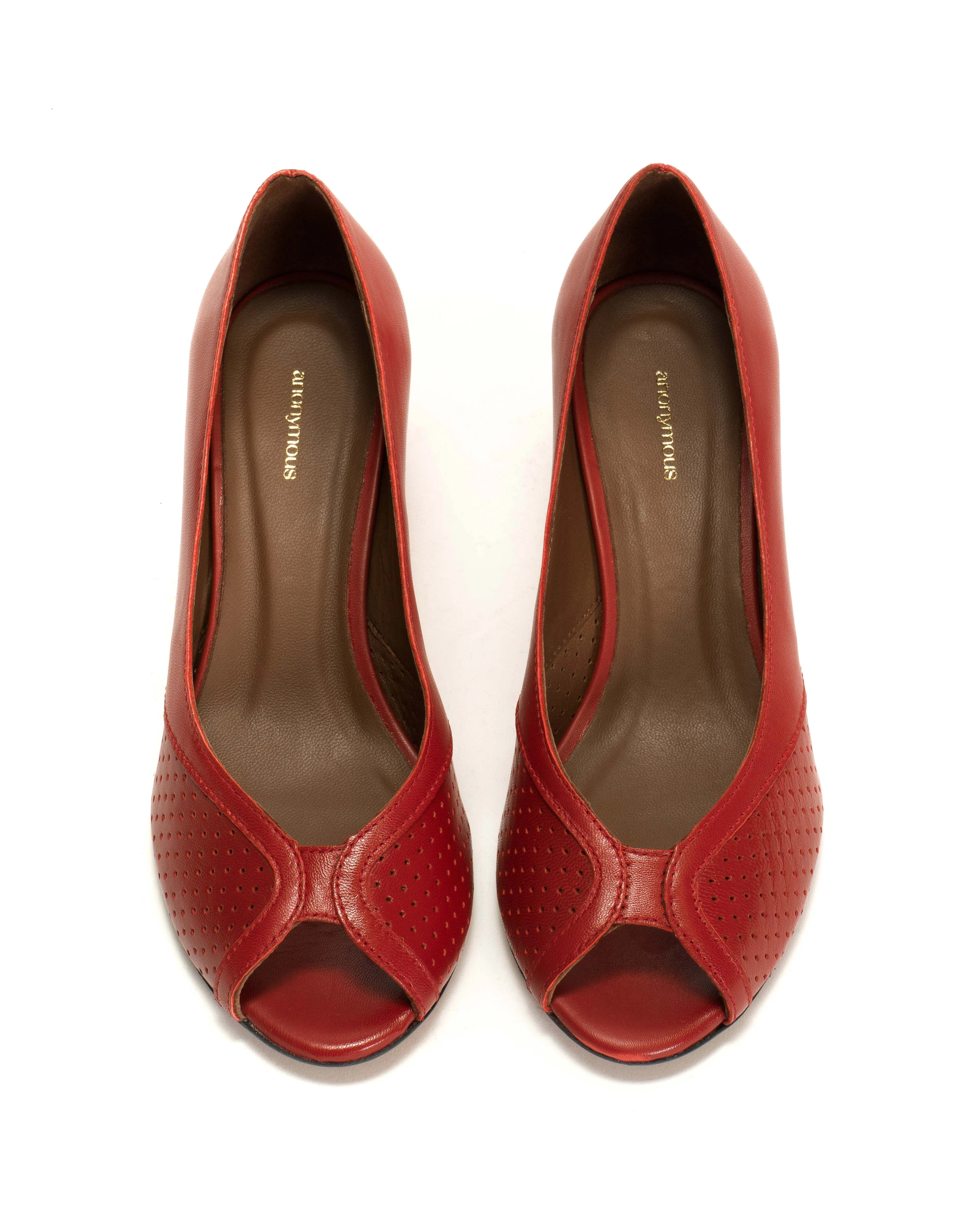 Tiffany stiletto Shiny lamb Ruby red sold by Anonymous Copenhagen product image thumbnail 3