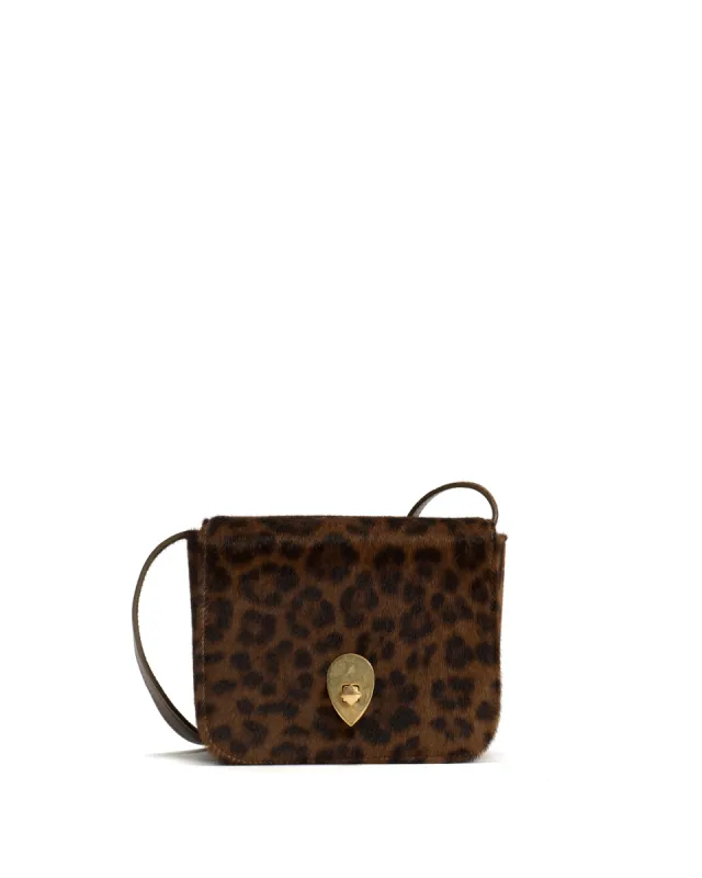 Nielle petite crossover bag Calf hair Leopard sold by Anonymous Copenhagen