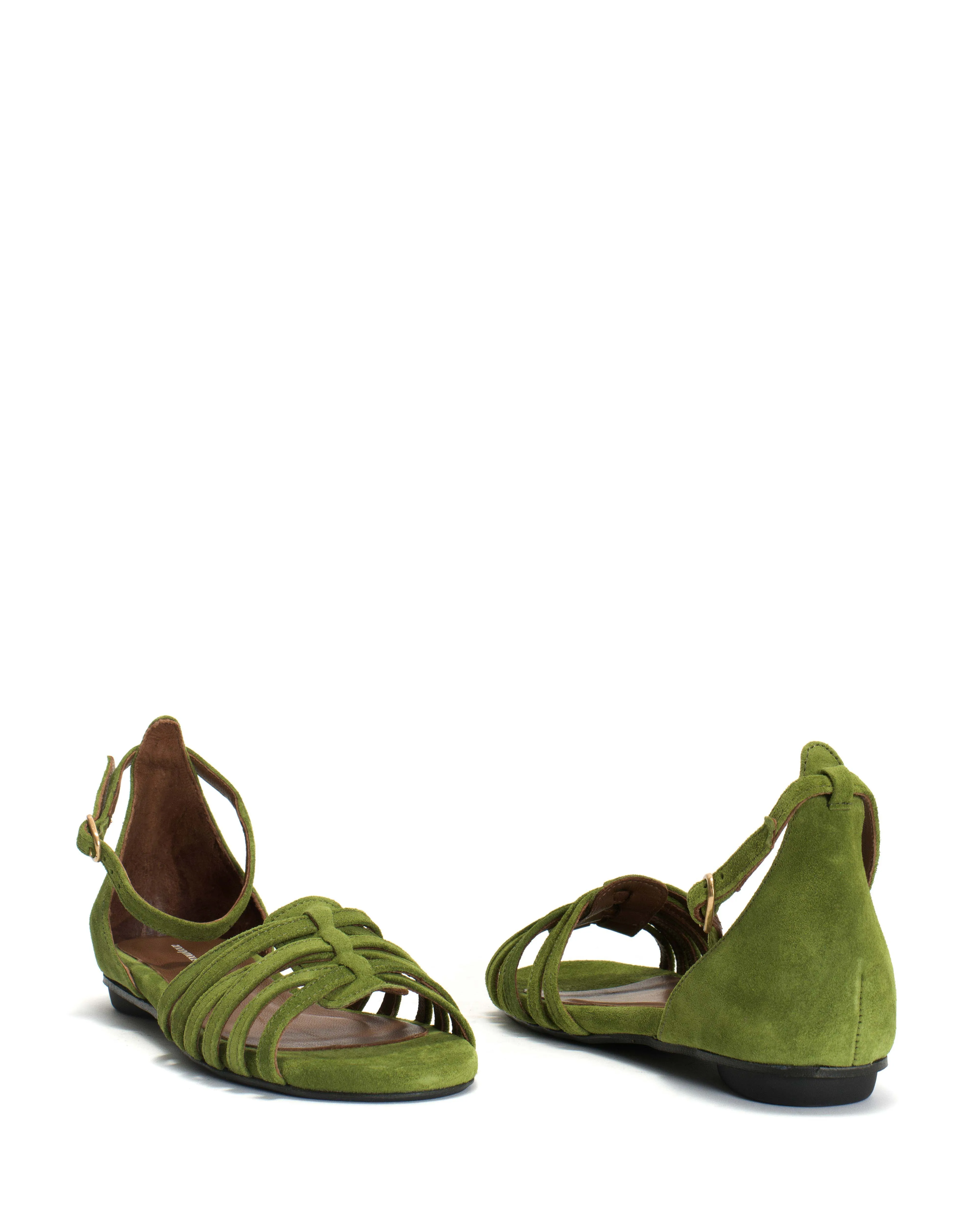 Mareike 10 Calf suede Grass green sold by Anonymous Copenhagen product image thumbnail 4