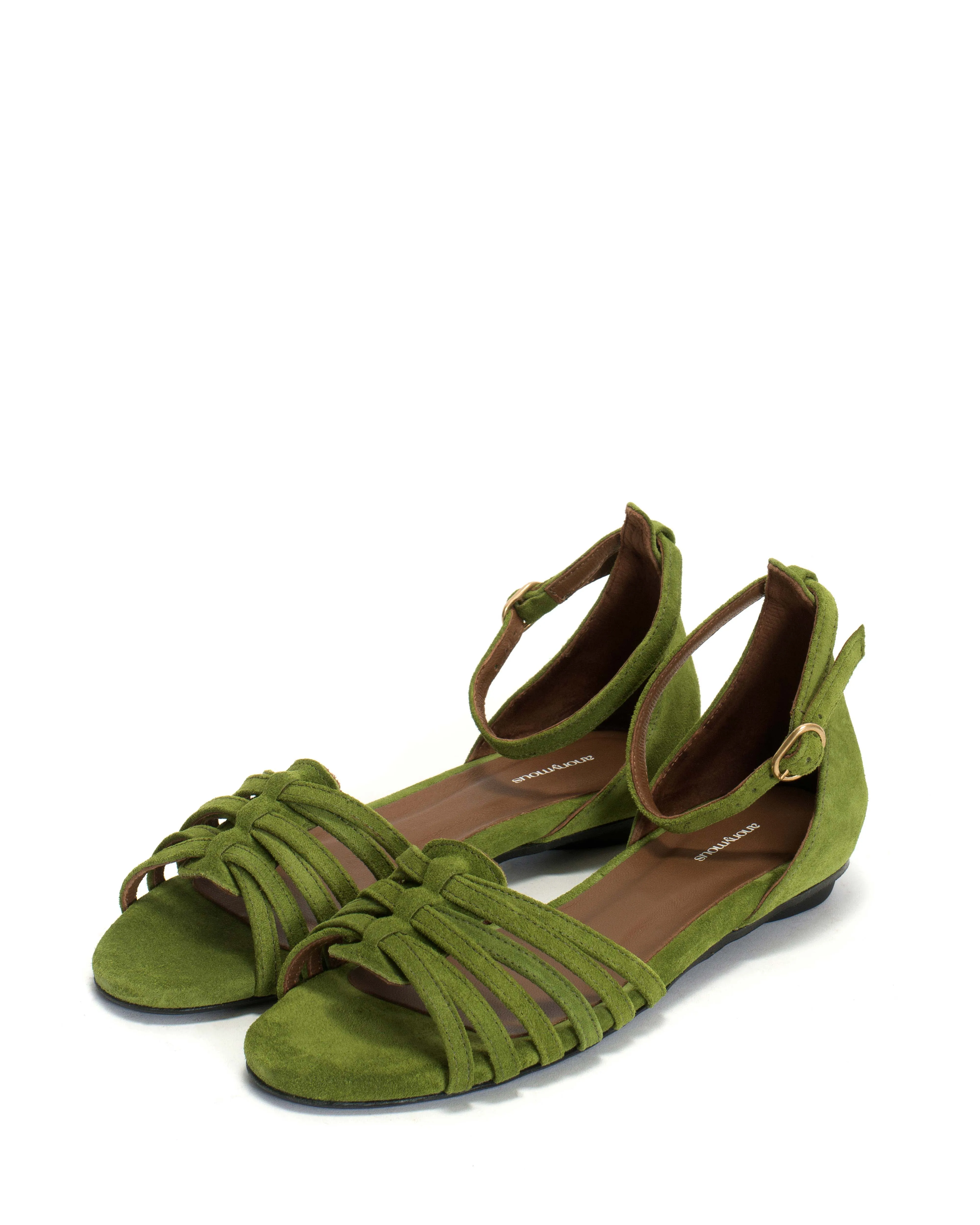 Mareike 10 Calf suede Grass green sold by Anonymous Copenhagen product image thumbnail 2