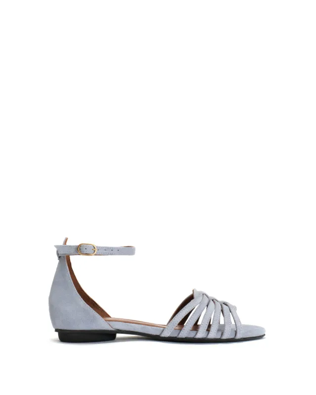 Mareike 10 Calf suede Lichen blue sold by Anonymous Copenhagen