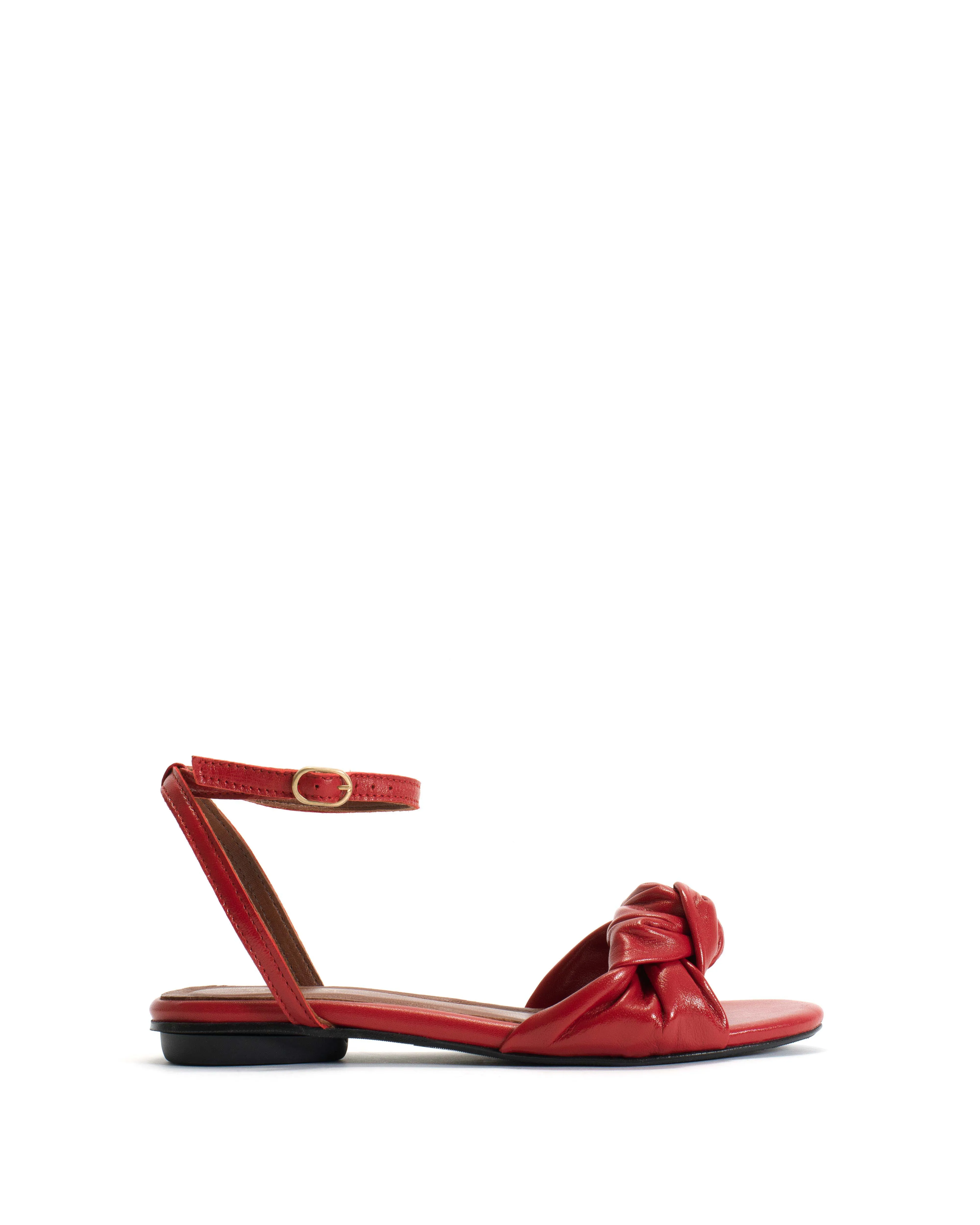 Aliza 10 Shiny lamb Ruby red sold by Anonymous Copenhagen