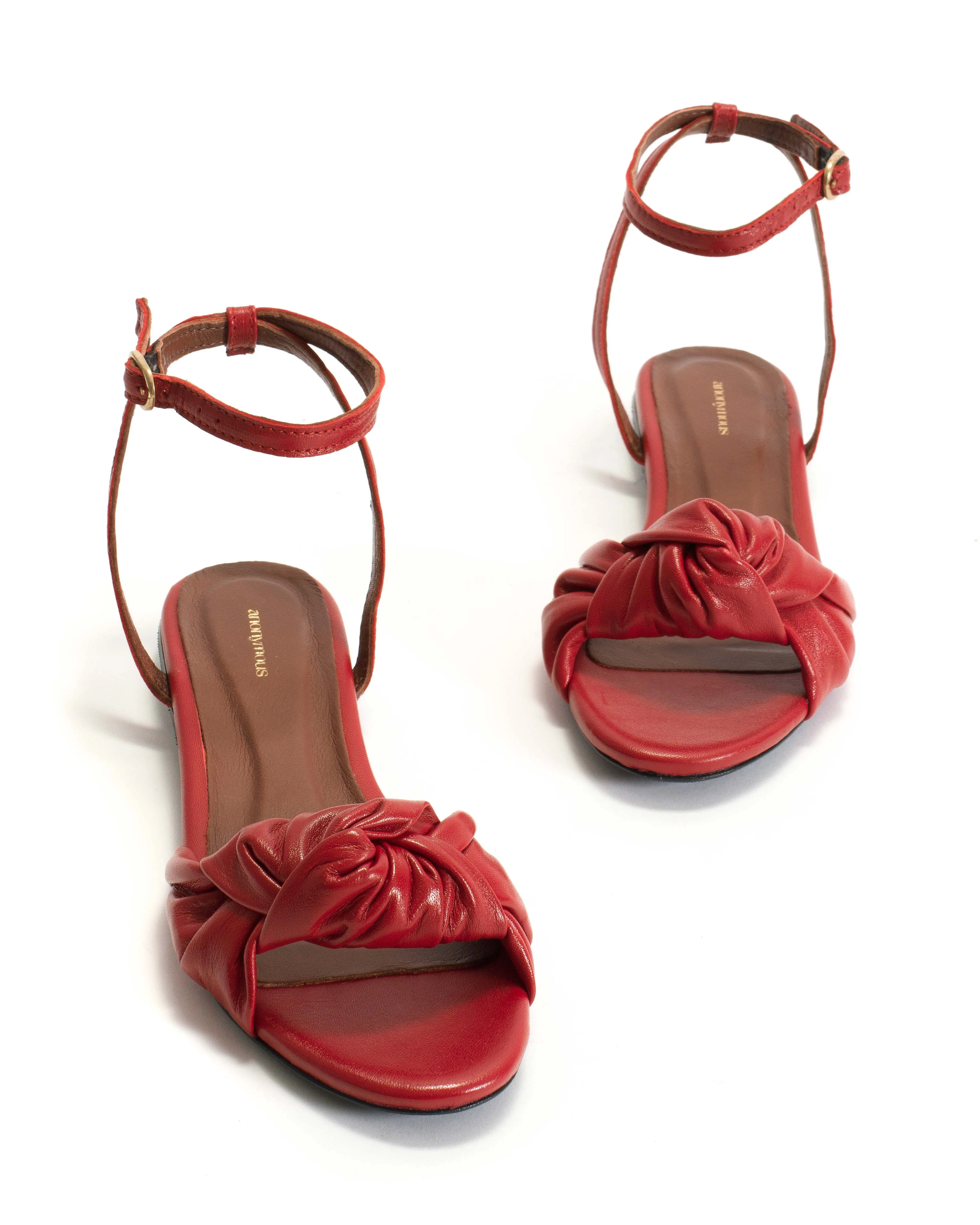 Aliza 10 Shiny lamb Ruby red sold by Anonymous Copenhagen product image thumbnail 5