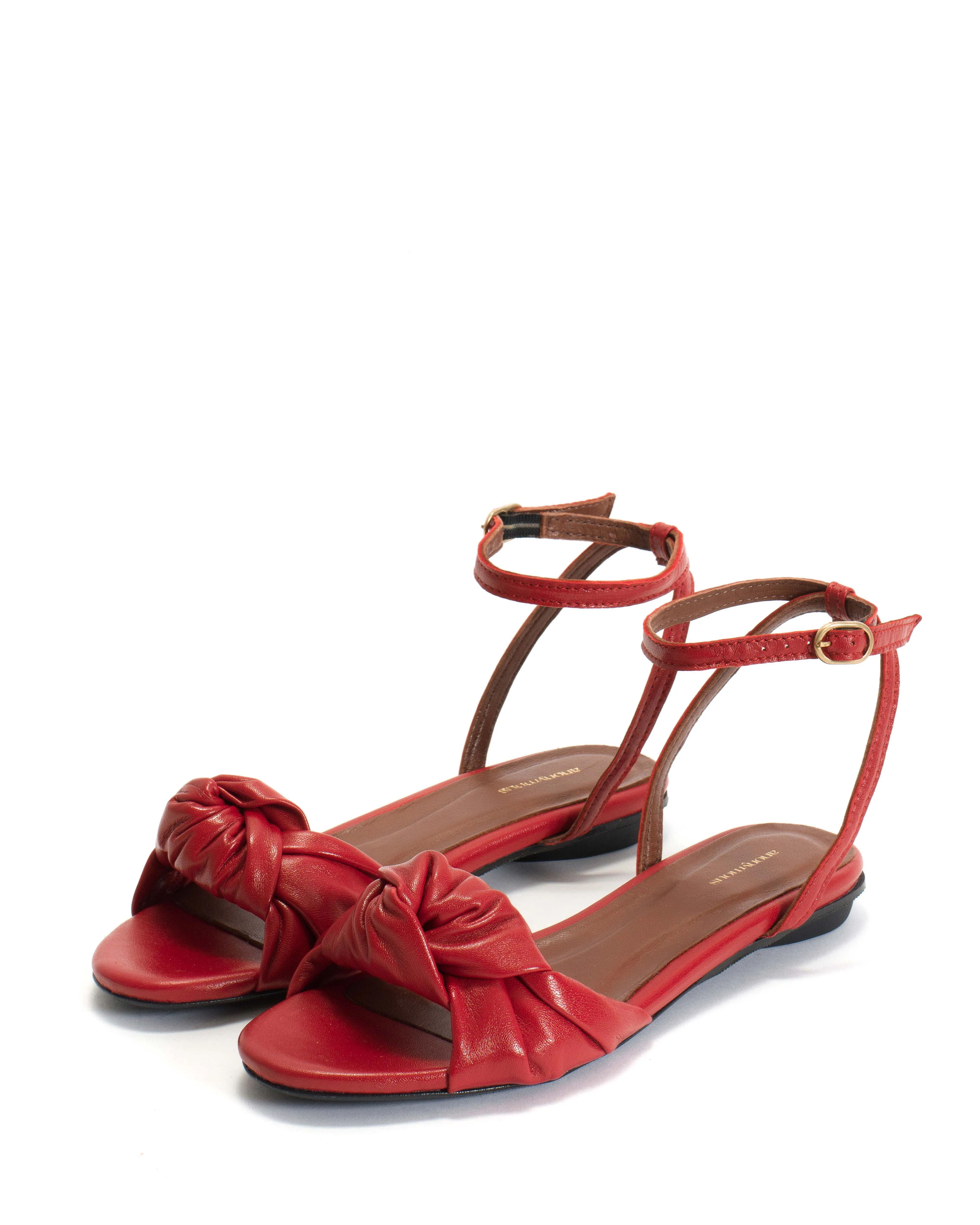 Aliza 10 Shiny lamb Ruby red sold by Anonymous Copenhagen product image thumbnail 2