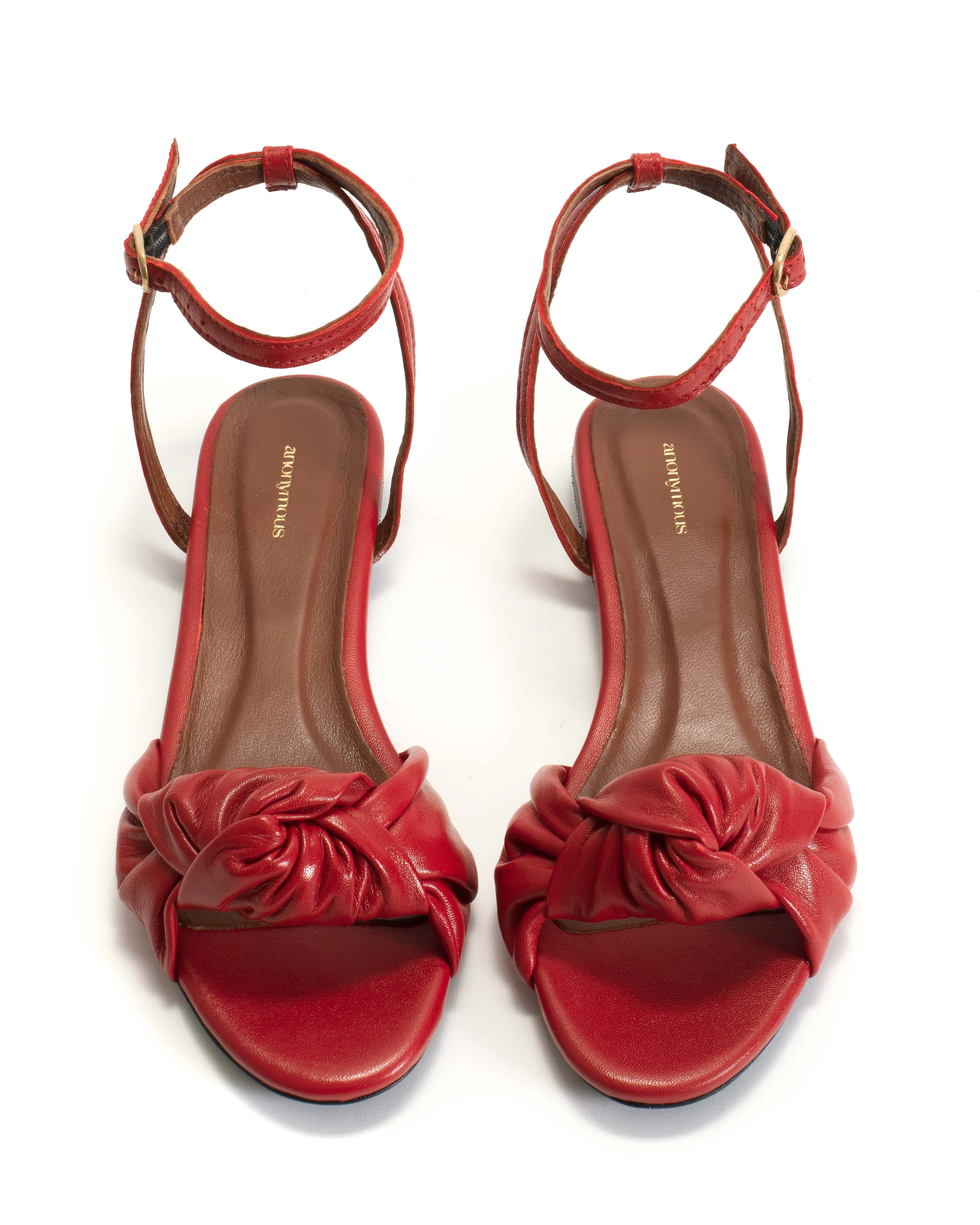 Aliza 10 Shiny lamb Ruby red sold by Anonymous Copenhagen product image thumbnail 3