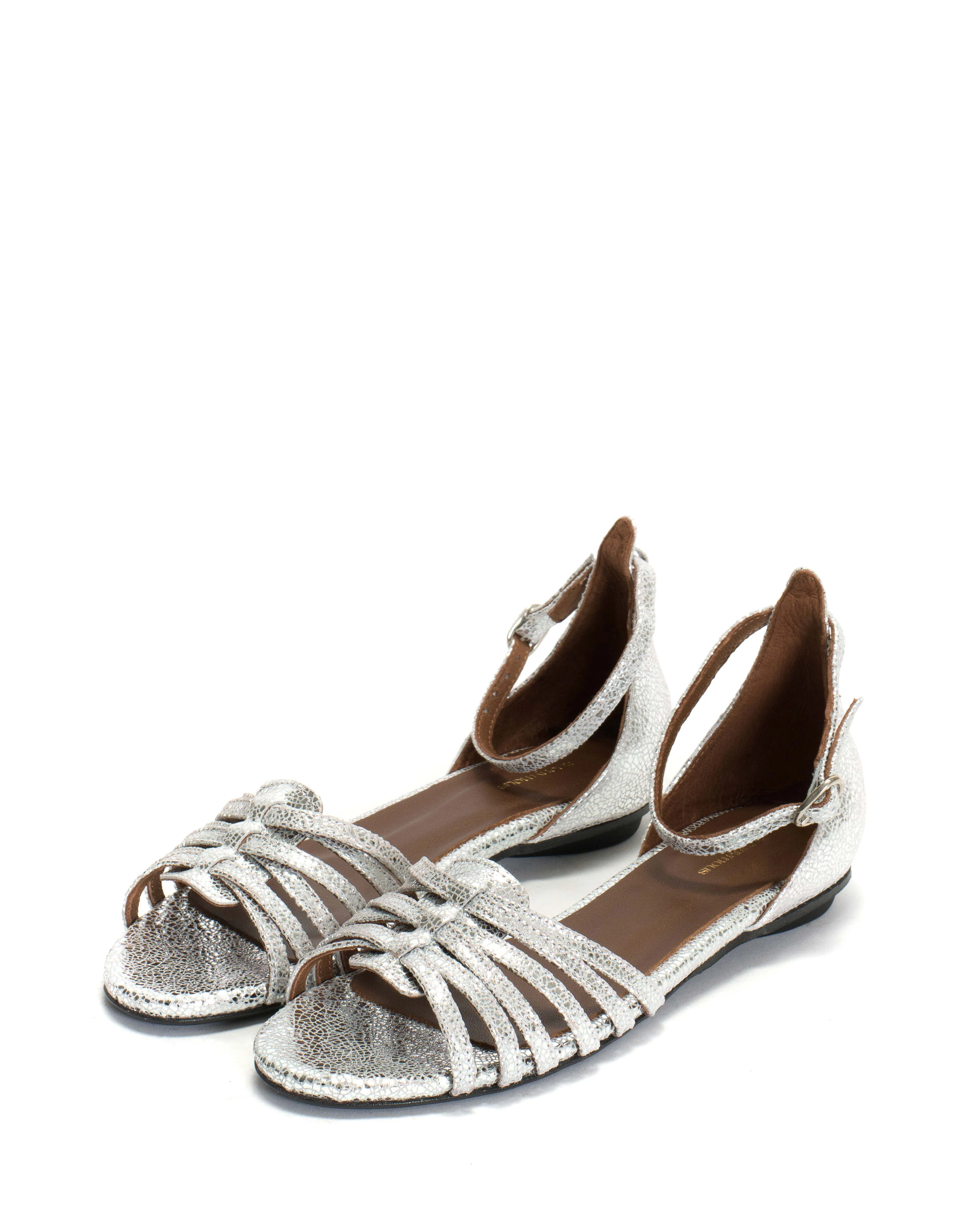 Mareike 10 Crackled metallic goat Silver sold by Anonymous Copenhagen product image thumbnail 2