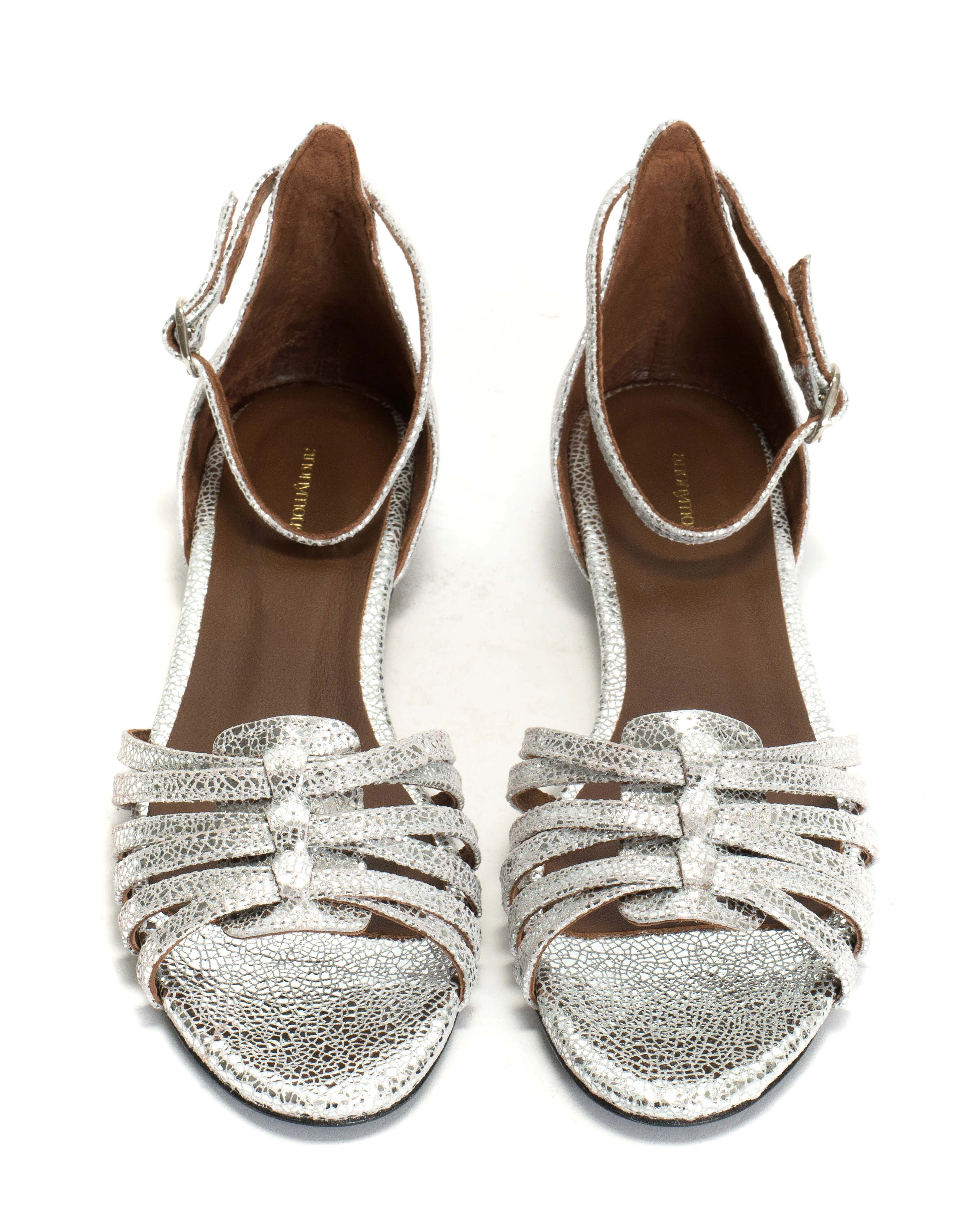 Mareike 10 Crackled metallic goat Silver sold by Anonymous Copenhagen product image thumbnail 3