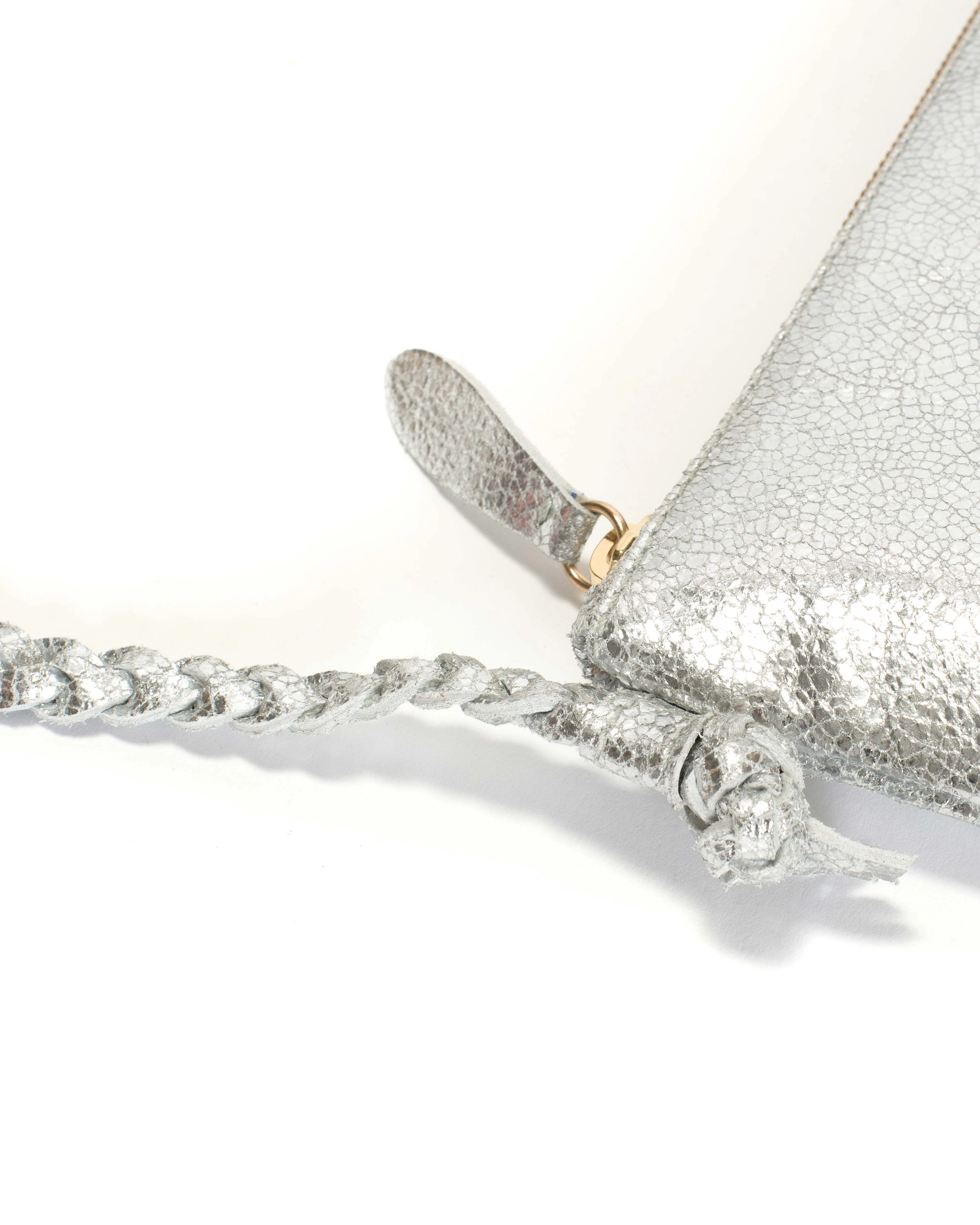 Thinna clutch Crackled metallic goat Silver sold by Anonymous Copenhagen product image thumbnail 3