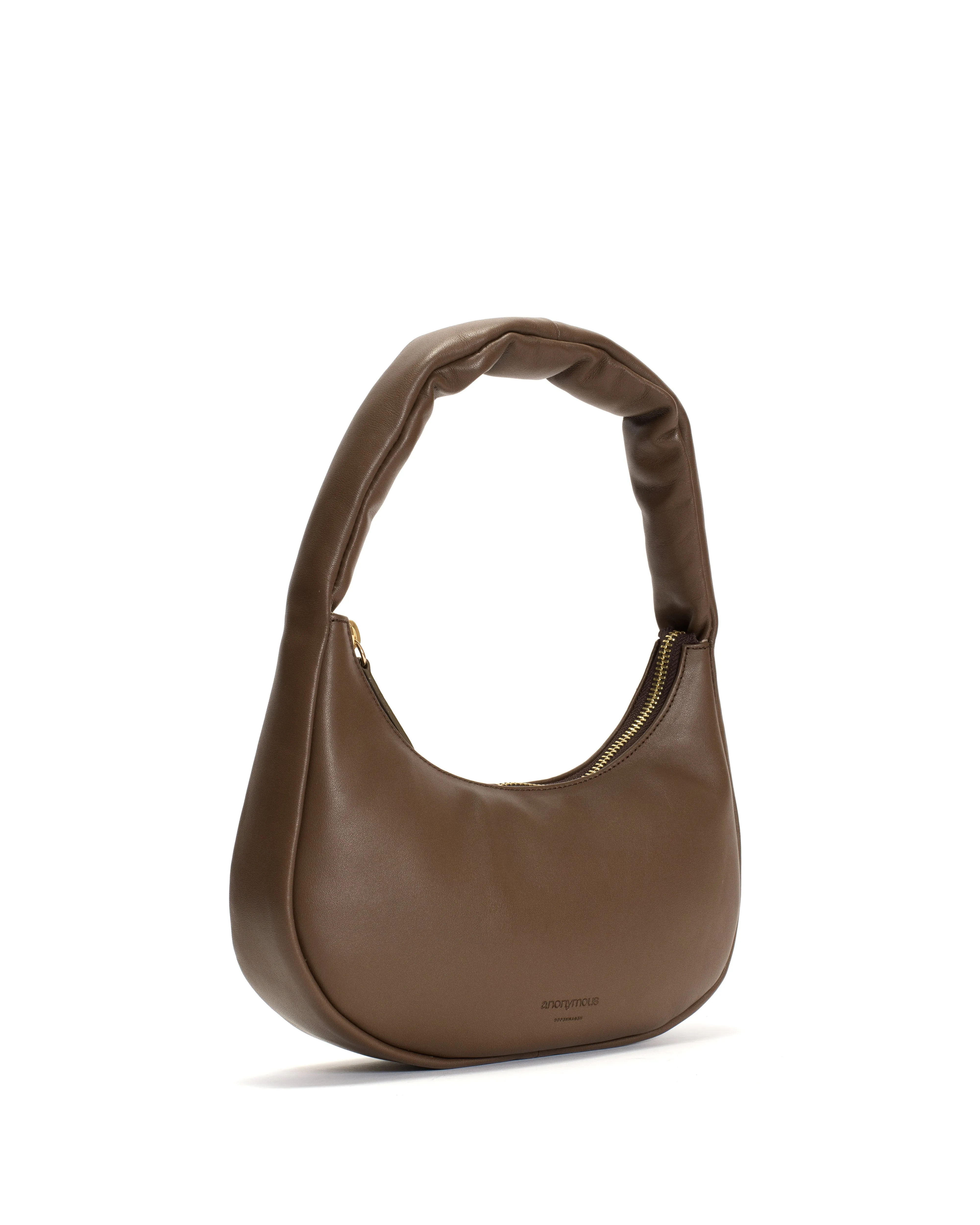 Shane petite pillow bag Soft calf Dark taupe sold by Anonymous Copenhagen product image thumbnail 2