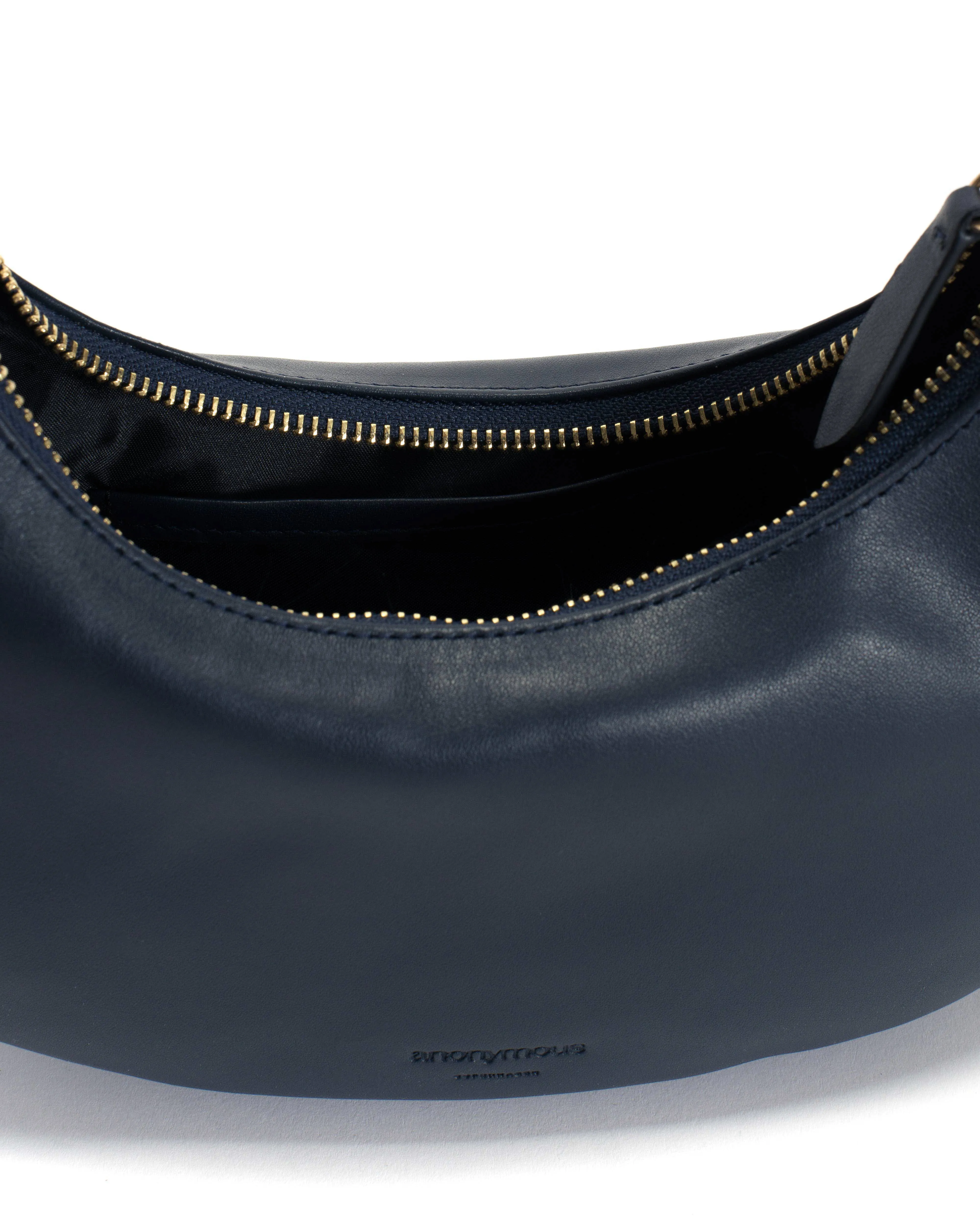 Shane petite pillow bag Soft calf Dark blue sold by Anonymous Copenhagen product image thumbnail 3